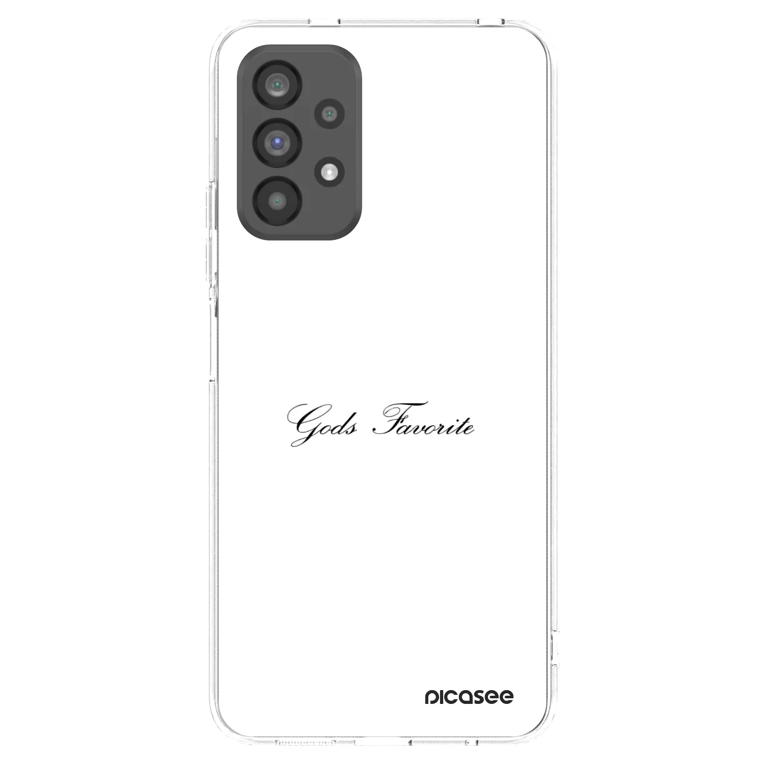Picasee silikonowe przeźroczyste etui na Samsung Galaxy A73 5G - Gods Favorite