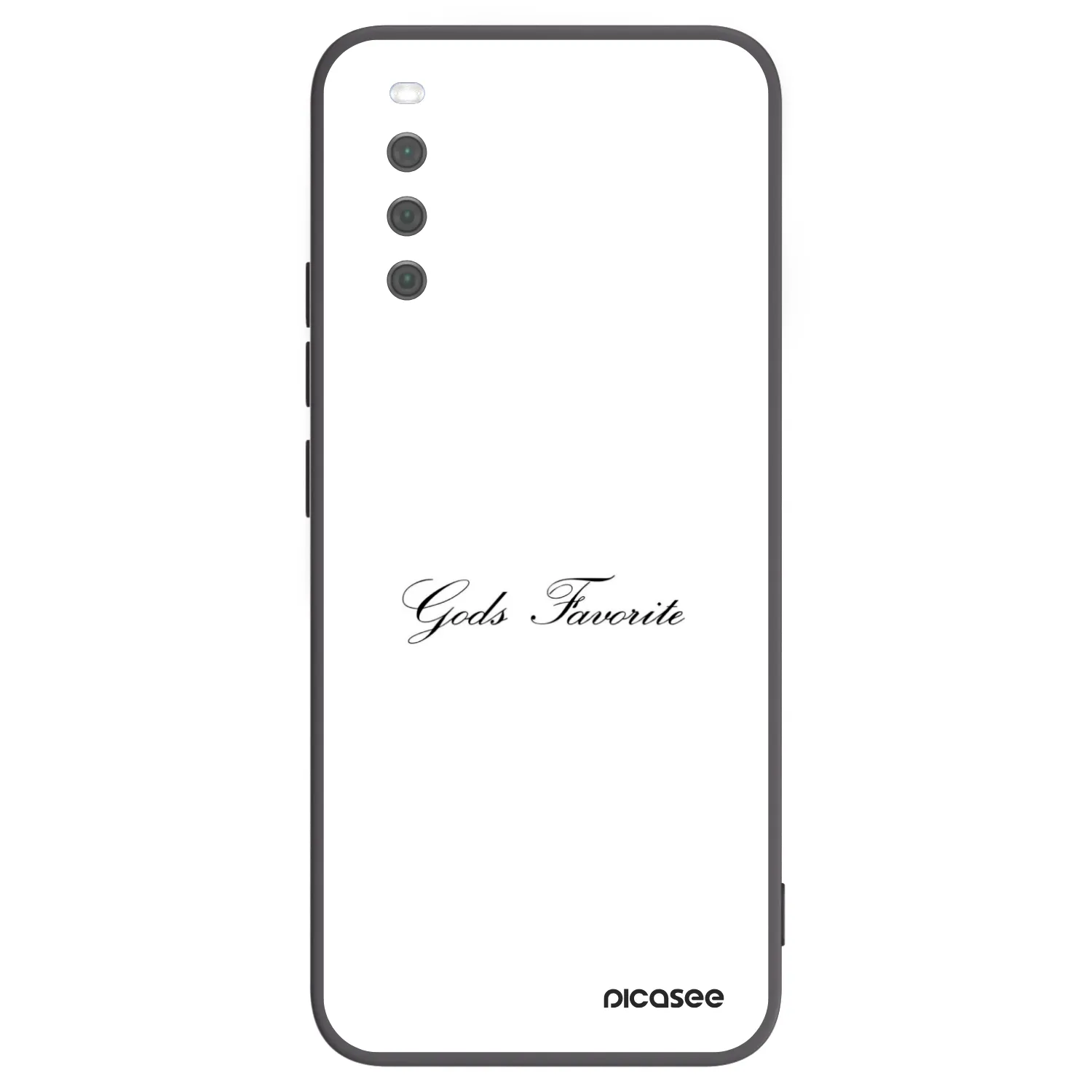 Picasee silikonowe czarne etui na Sony Xperia 10 III - Gods Favorite