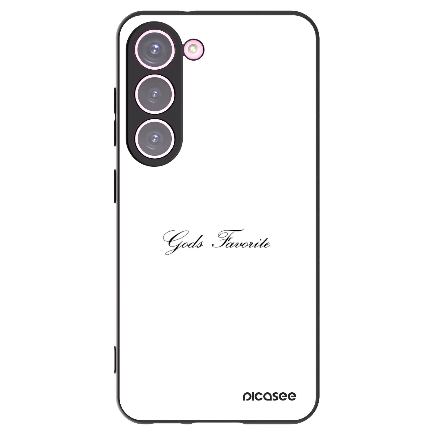 Picasee silikonowe czarne etui na Samsung Galaxy S23 5G - Gods Favorite
