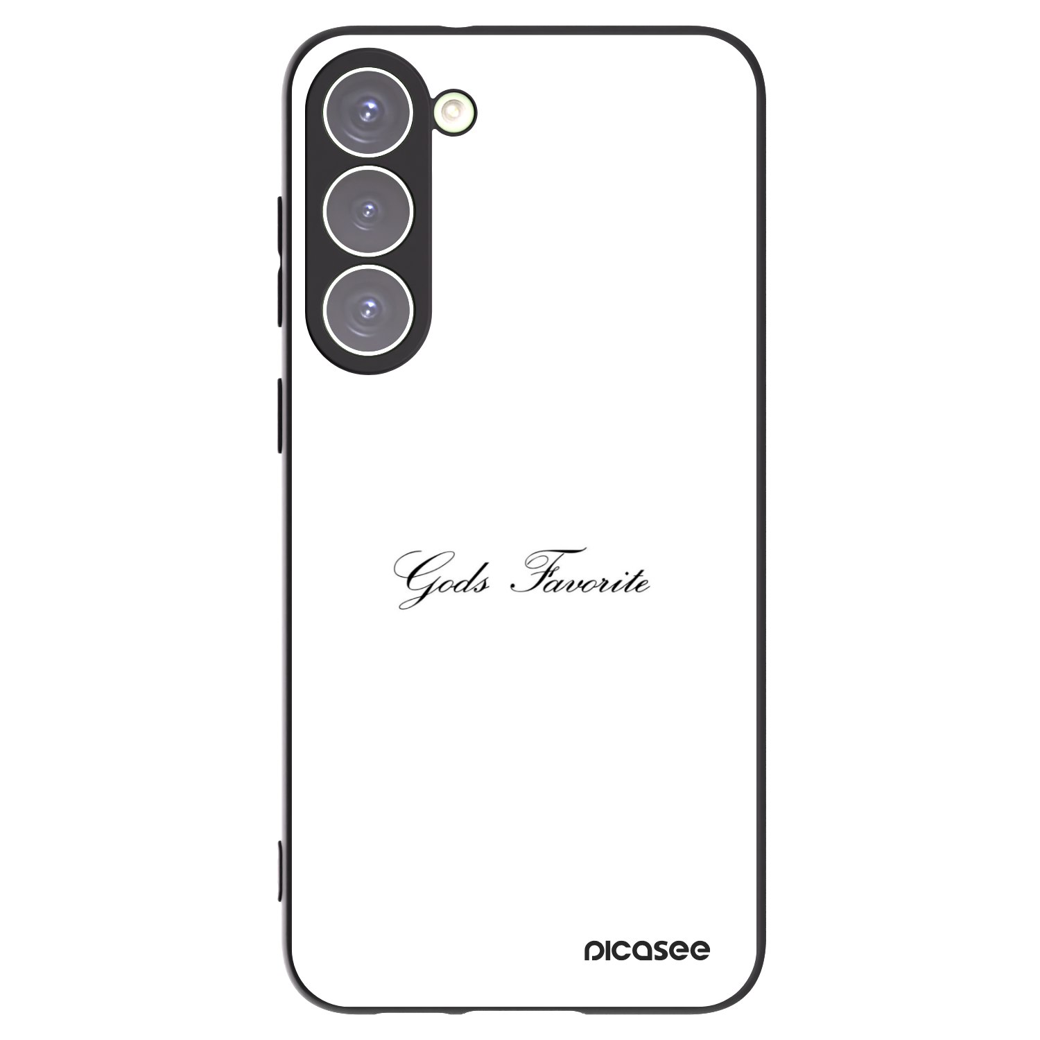 Picasee silikonowe czarne etui na Samsung Galaxy S23+ 5G - Gods Favorite