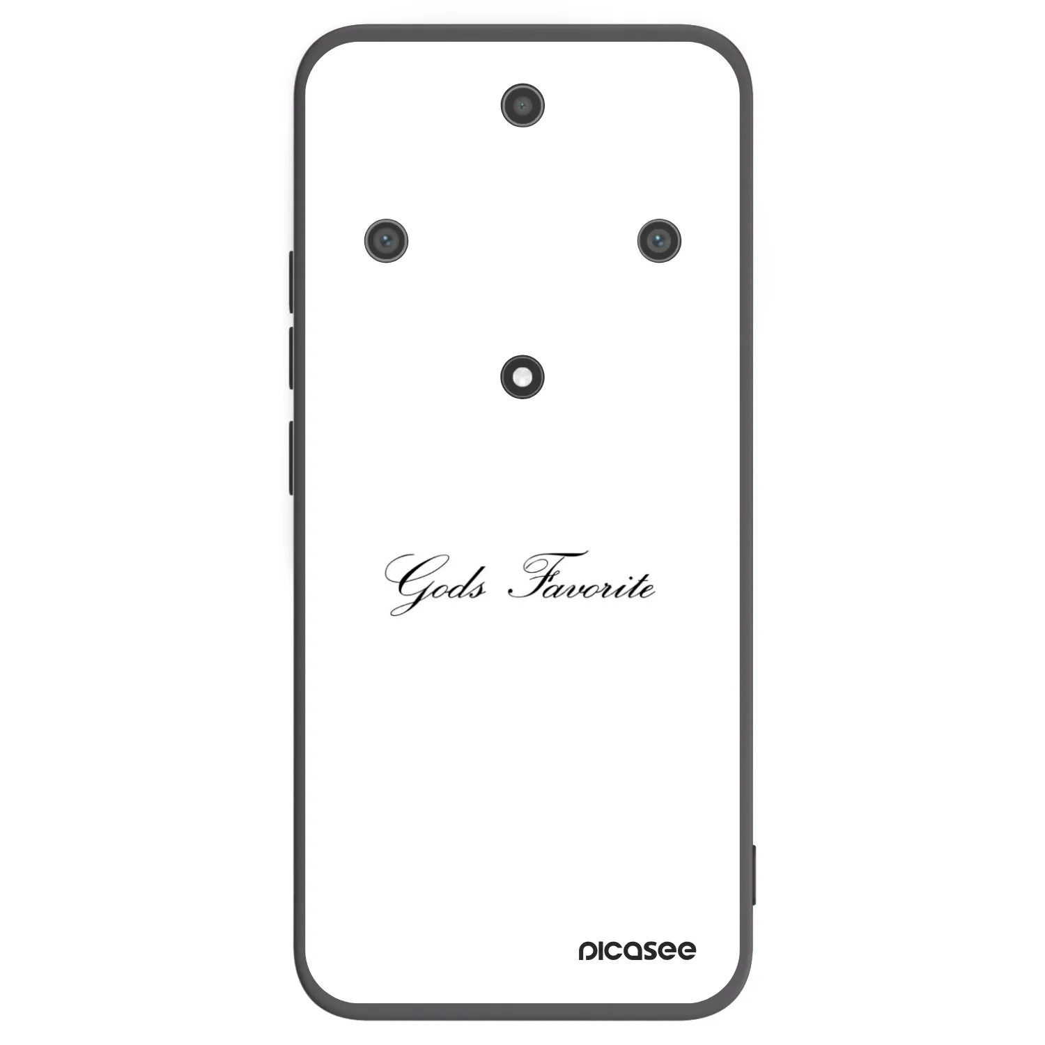 Picasee silikonowe czarne etui na Honor Magic5 Lite 5G - Gods Favorite