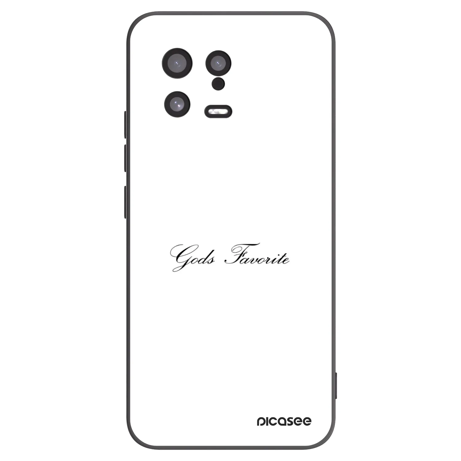 Picasee silikonowe czarne etui na Xiaomi 13 - Gods Favorite