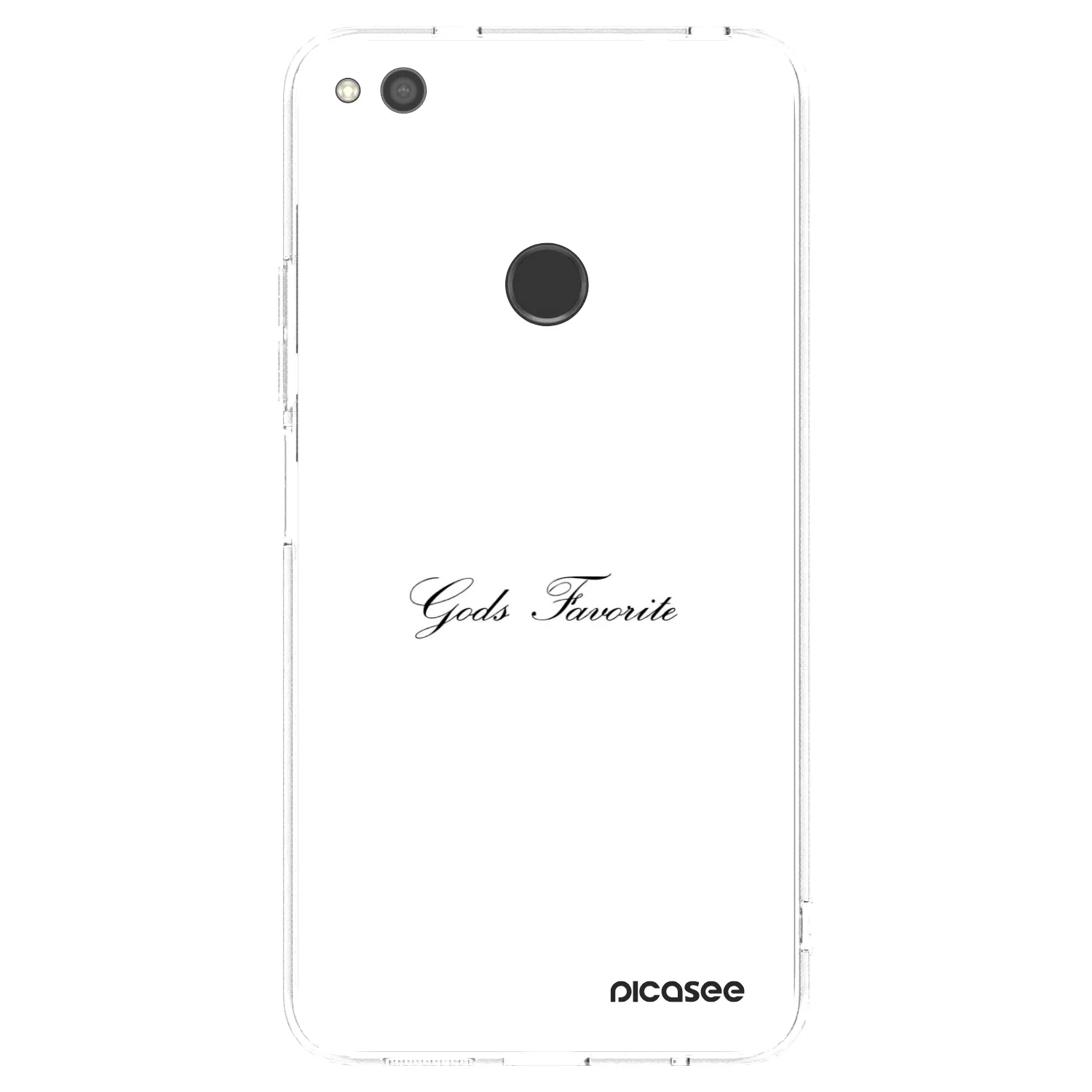 Picasee silikonowe przeźroczyste etui na Huawei P9 Lite 2017 - Gods Favorite