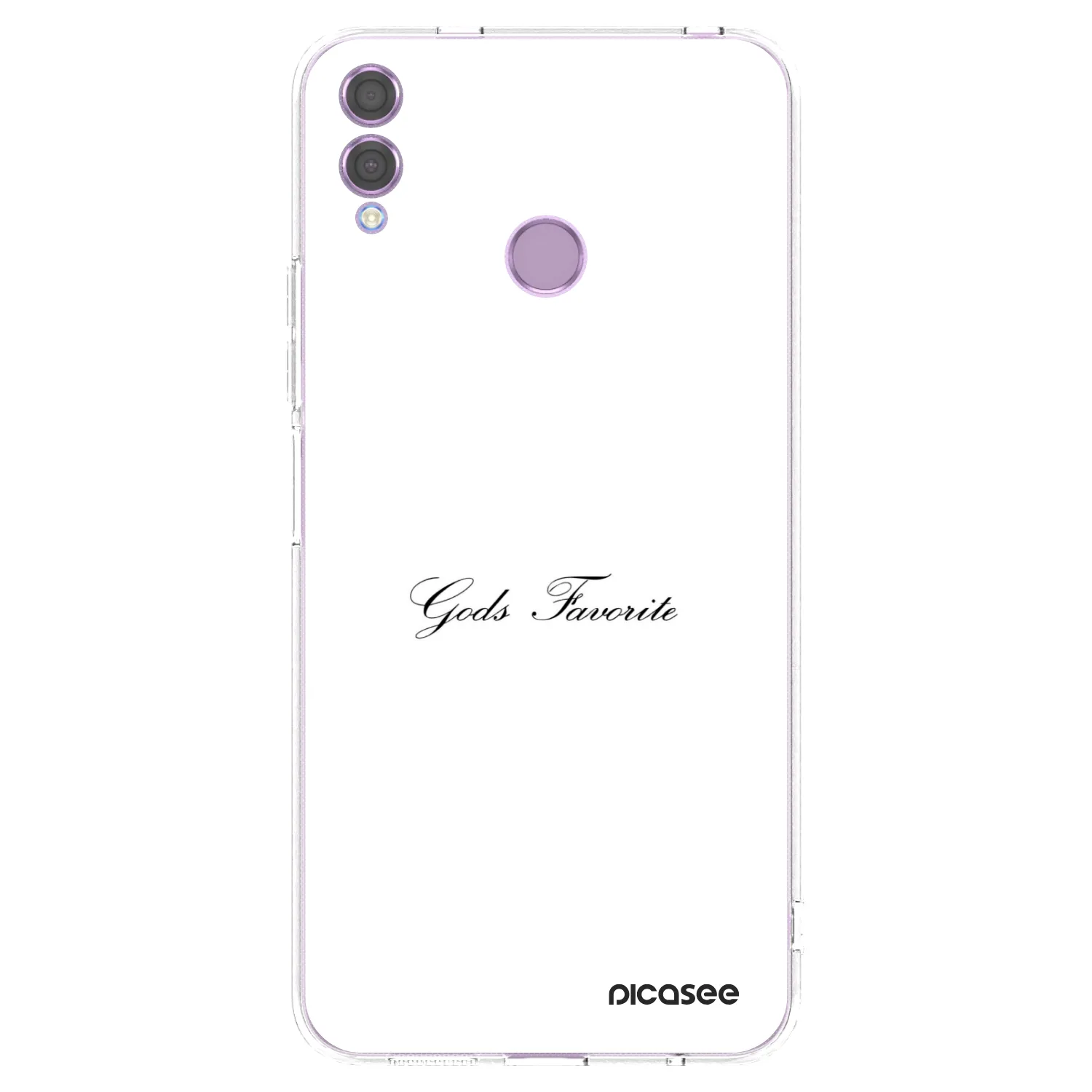 Picasee silikonowe przeźroczyste etui na Honor 8X - Gods Favorite