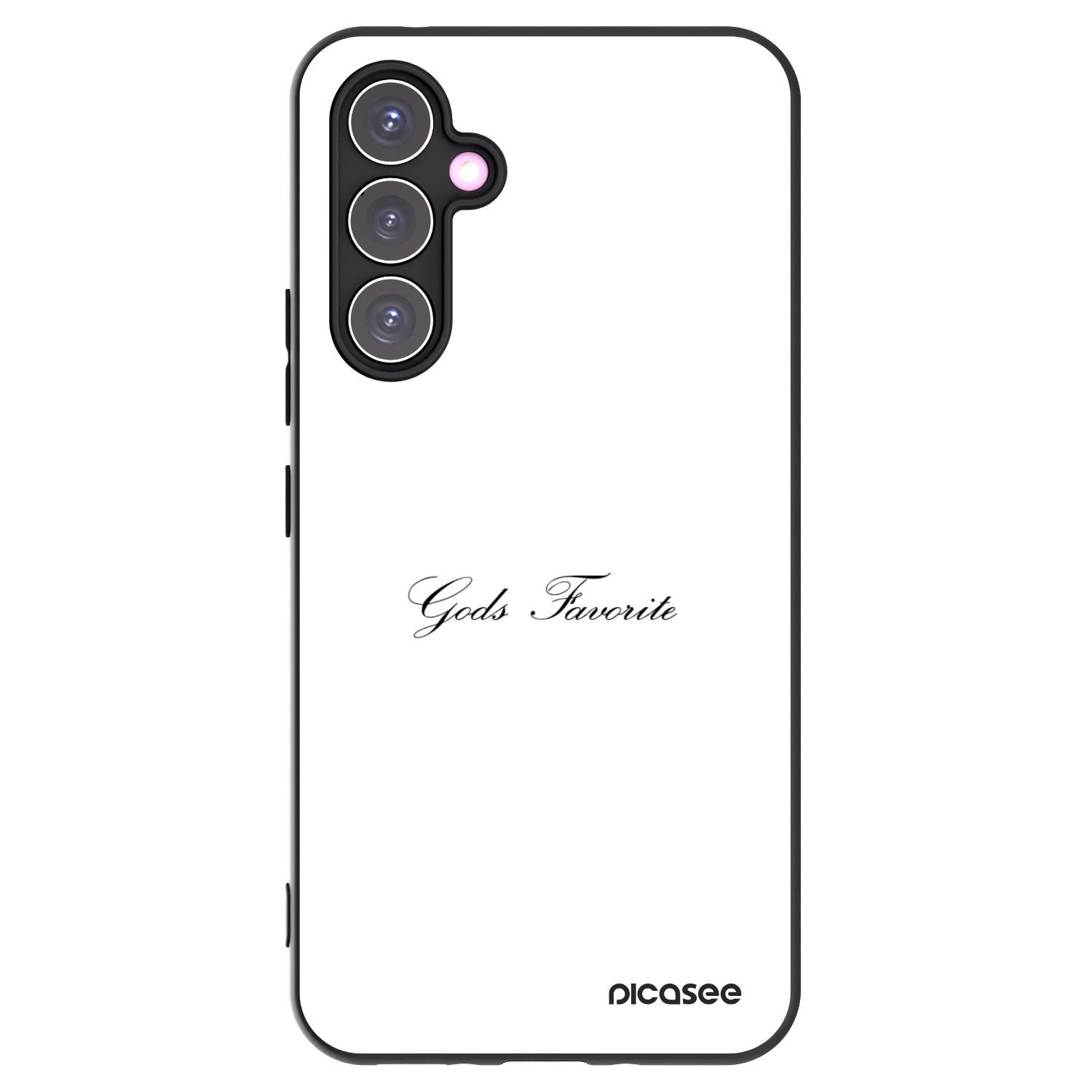 Picasee silikonowe czarne etui na Samsung Galaxy A54 5G A546B - Gods Favorite