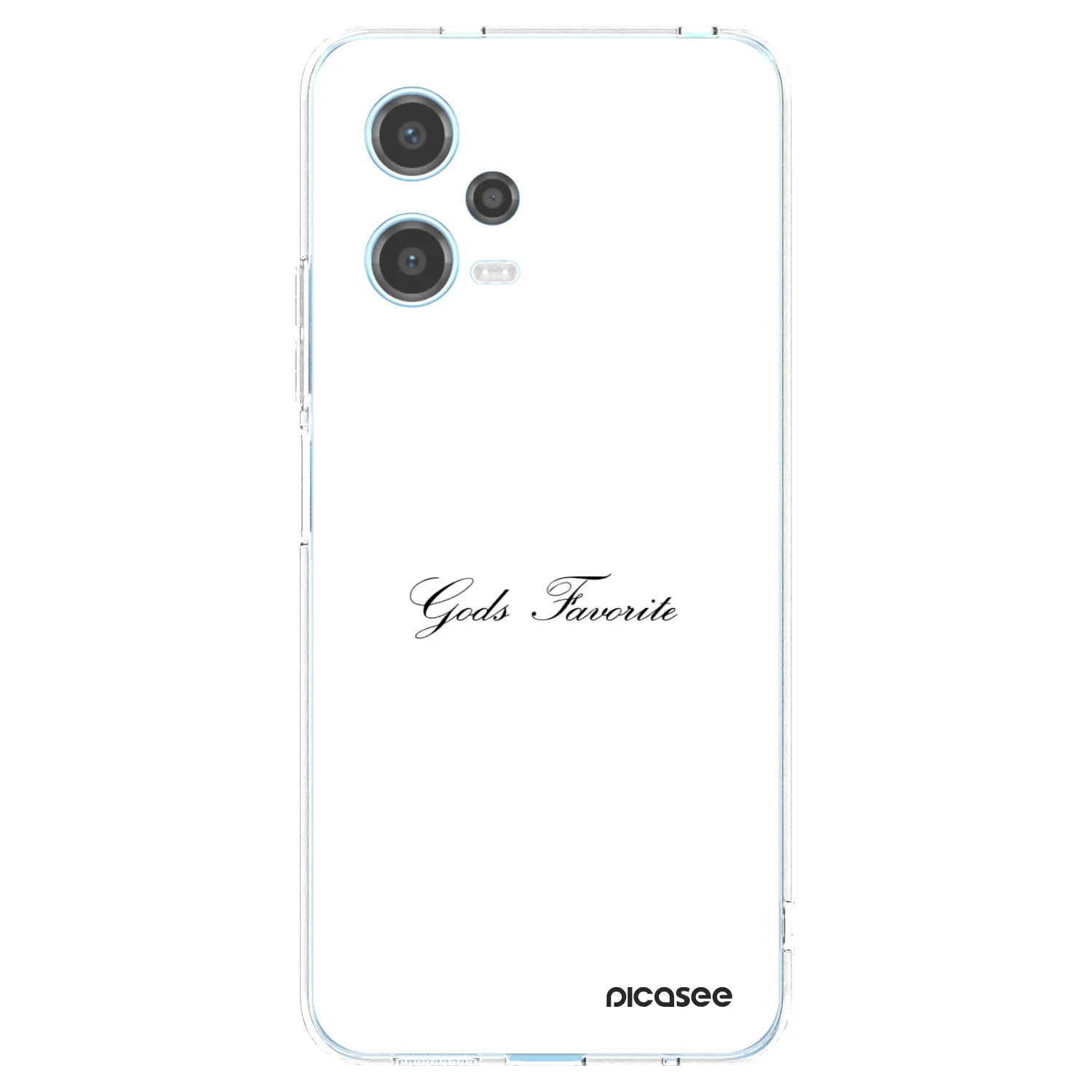 Picasee silikonowe przeźroczyste etui na Xiaomi Redmi Note 12 5G - Gods Favorite