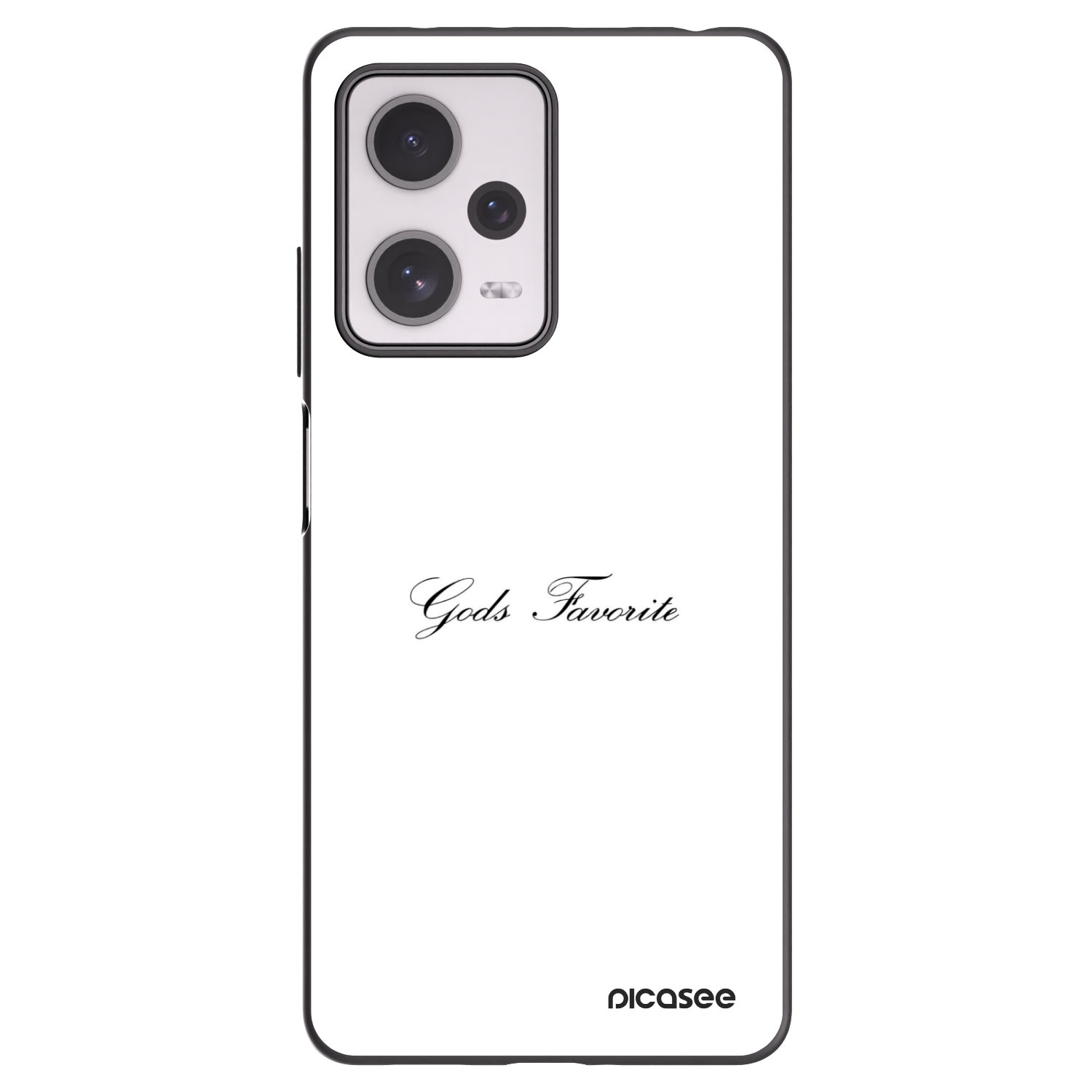 Picasee silikonowe czarne etui na Xiaomi Redmi Note 12 Pro+ 5G - Gods Favorite