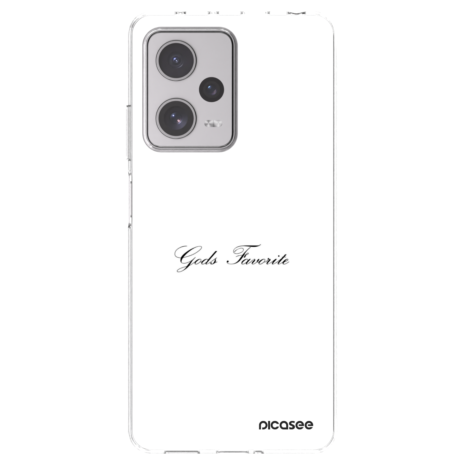 Picasee silikonowe przeźroczyste etui na Xiaomi Redmi Note 12 Pro+ 5G - Gods Favorite