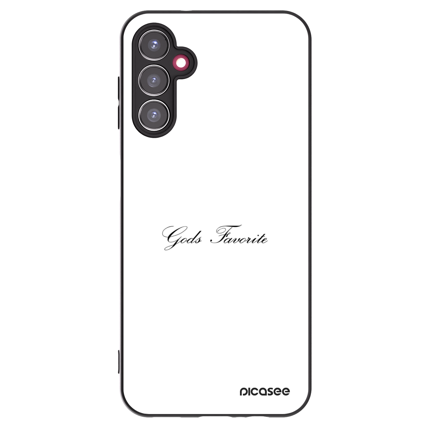 Picasee silikonowe czarne etui na Samsung Galaxy A14 4G A145R - Gods Favorite