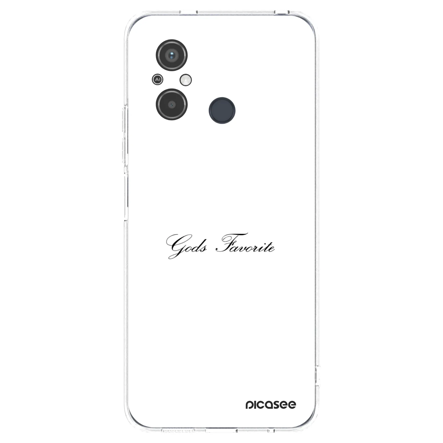Picasee silikonowe przeźroczyste etui na Xiaomi Redmi 12C - Gods Favorite