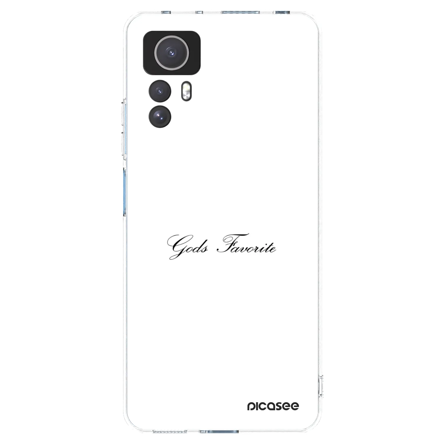 Picasee silikonowe przeźroczyste etui na Xiaomi Redmi Note 12S - Gods Favorite