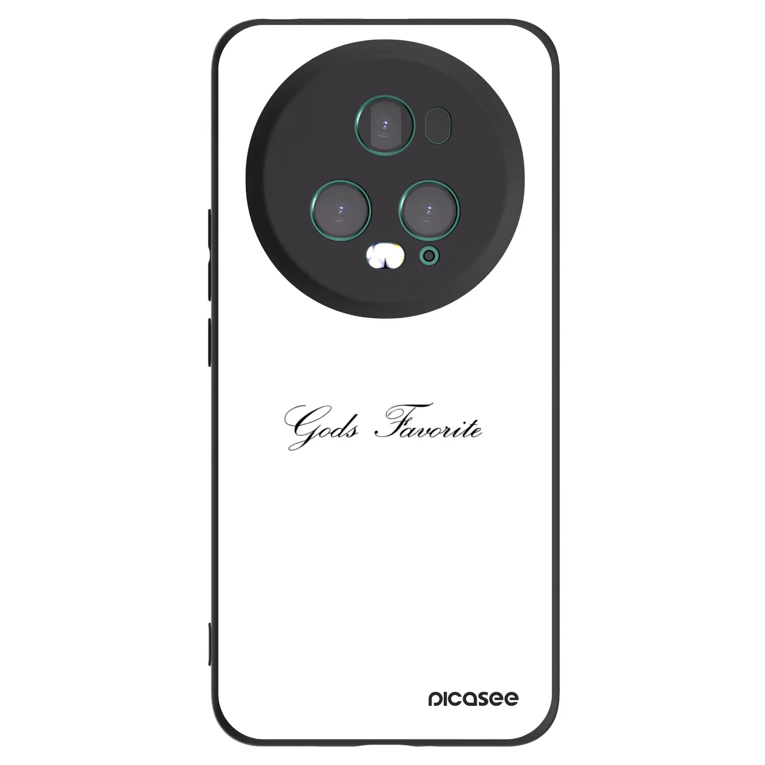 Picasee silikonowe czarne etui na Honor Magic5 Pro - Gods Favorite
