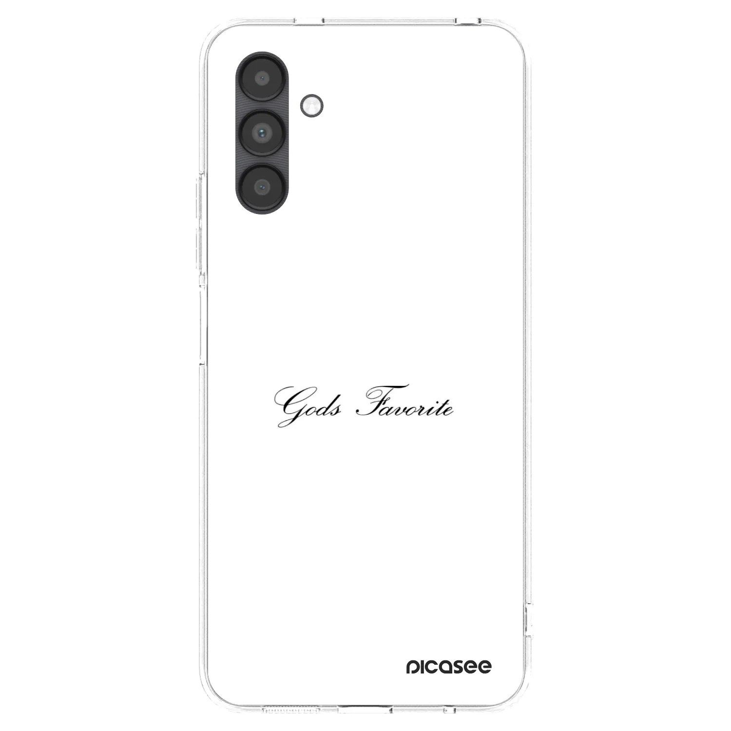 Picasee silikonowe przeźroczyste etui na Samsung Galaxy A04s A047F - Gods Favorite