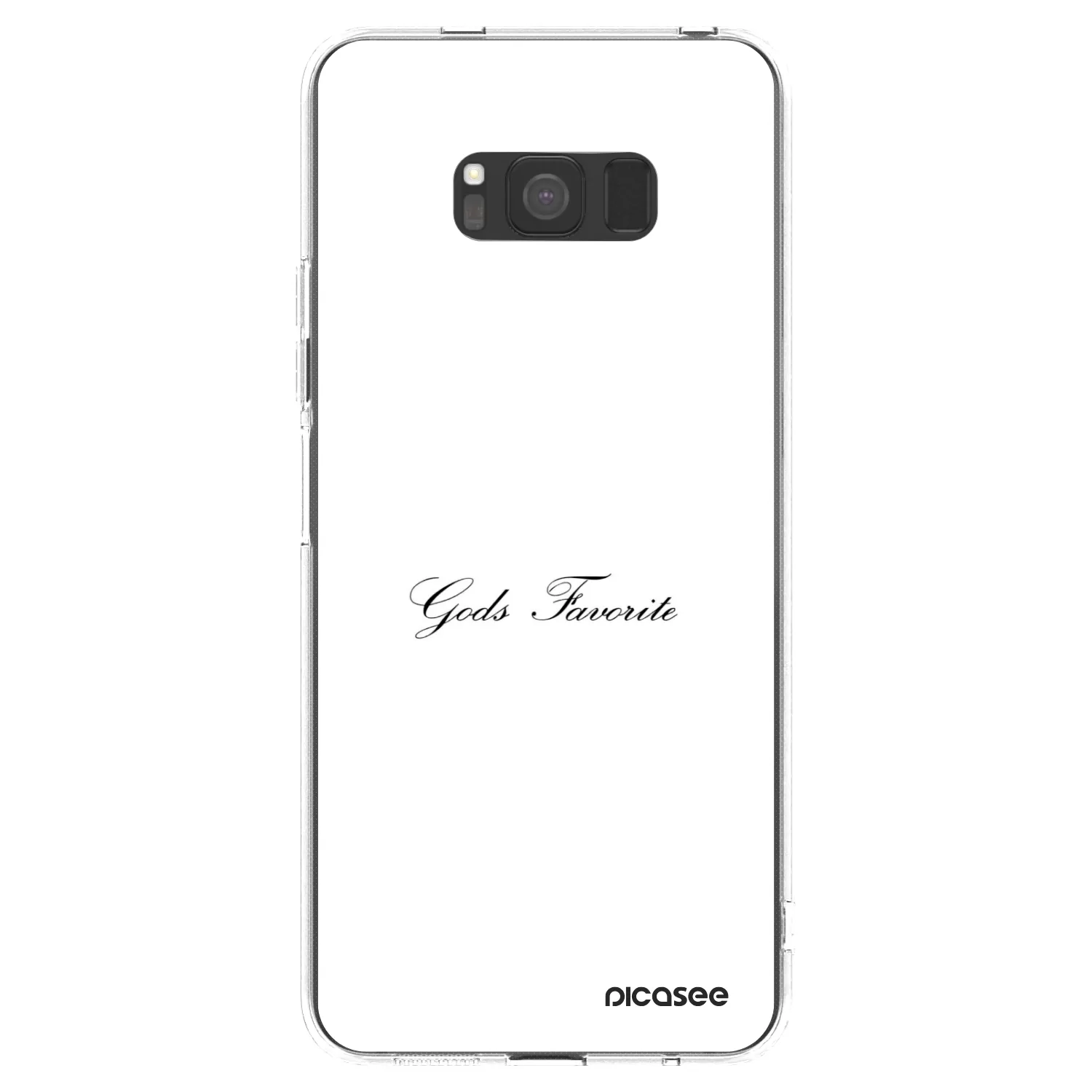 Picasee silikonowe przeźroczyste etui na Samsung Galaxy S8 G950F - Gods Favorite