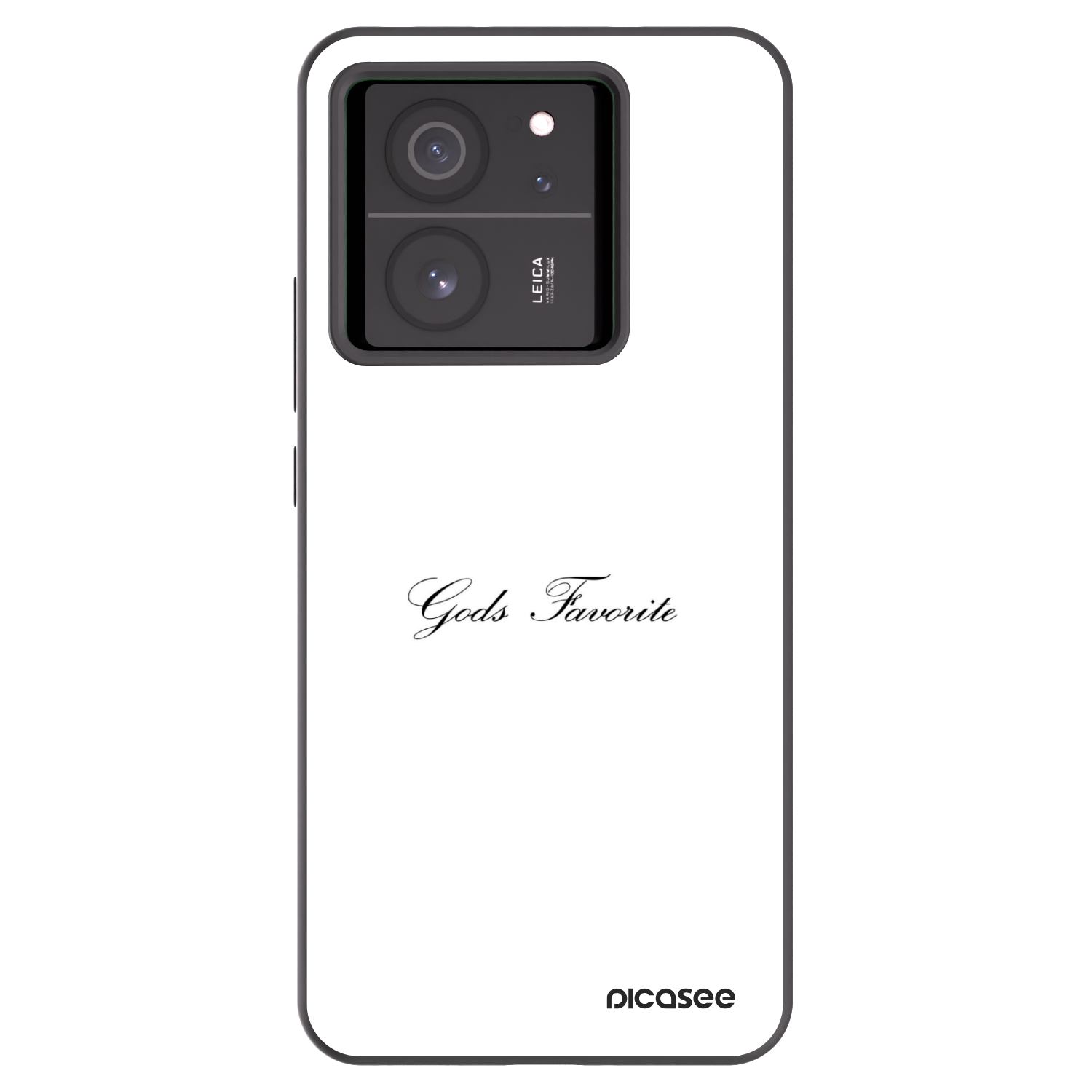 Picasee silikonowe czarne etui na Xiaomi 13T - Gods Favorite