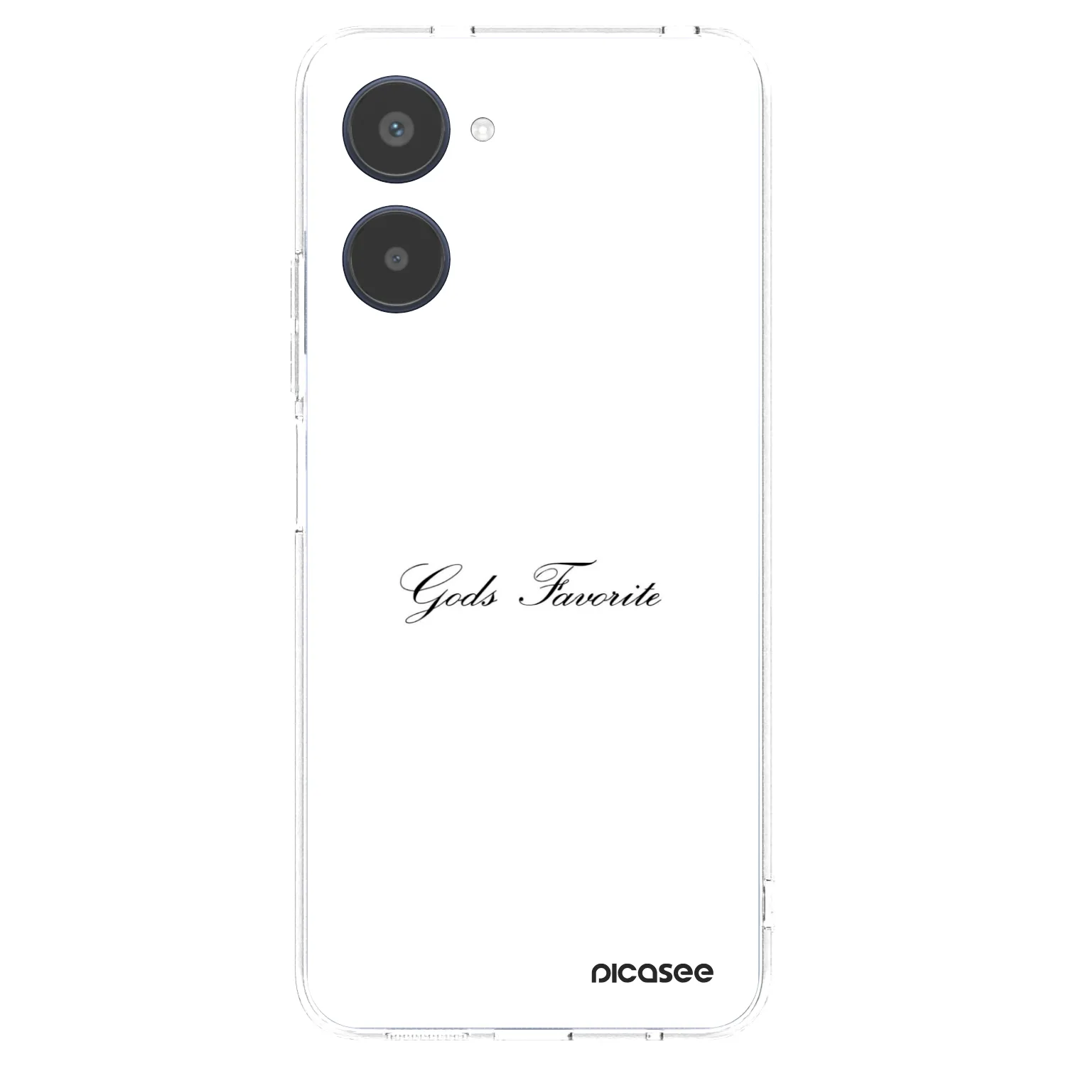 Picasee silikonowe przeźroczyste etui na Realme 10 4G - Gods Favorite