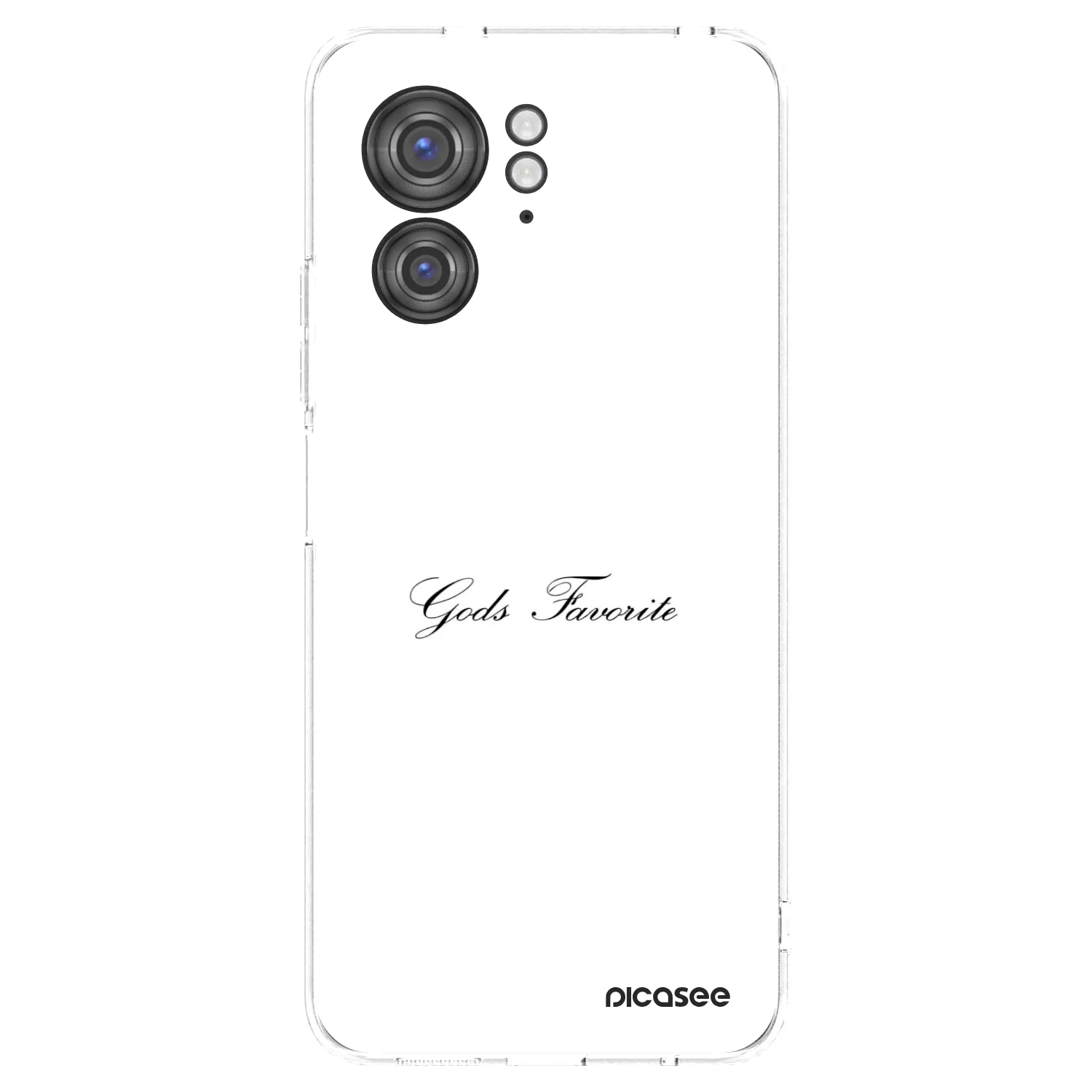 Picasee silikonowe przeźroczyste etui na Motorola Edge 40 - Gods Favorite