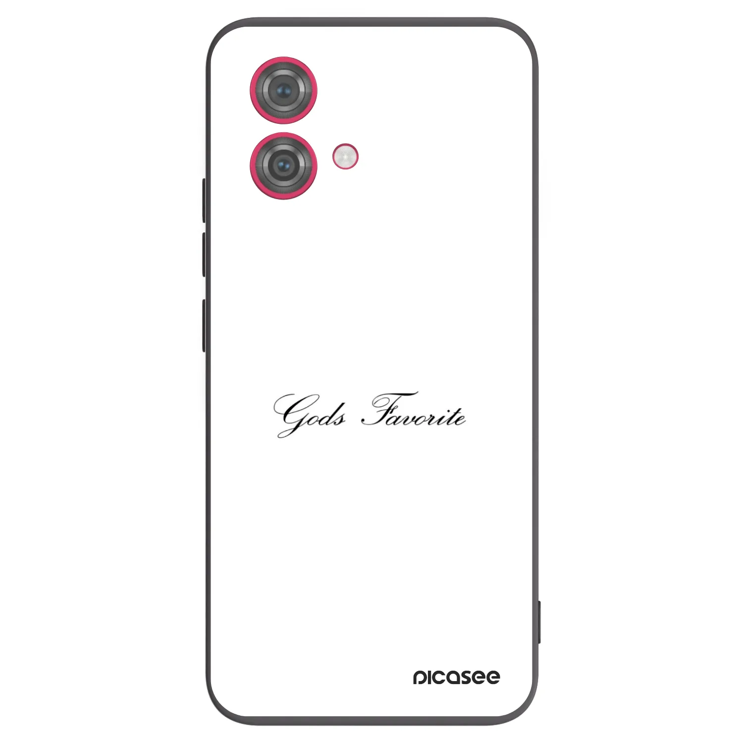 Picasee silikonowe czarne etui na Motorola Moto G84 5G - Gods Favorite