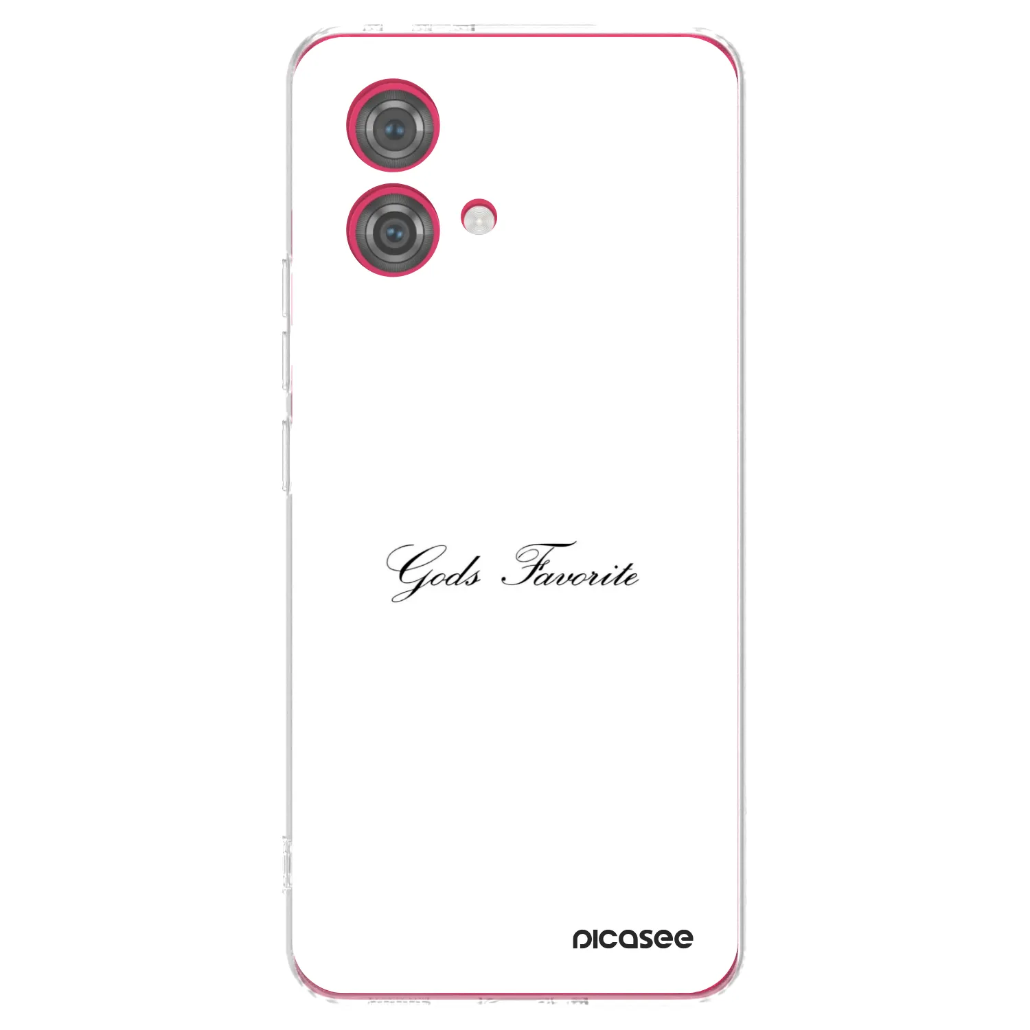 Picasee silikonowe przeźroczyste etui na Motorola Moto G84 5G - Gods Favorite
