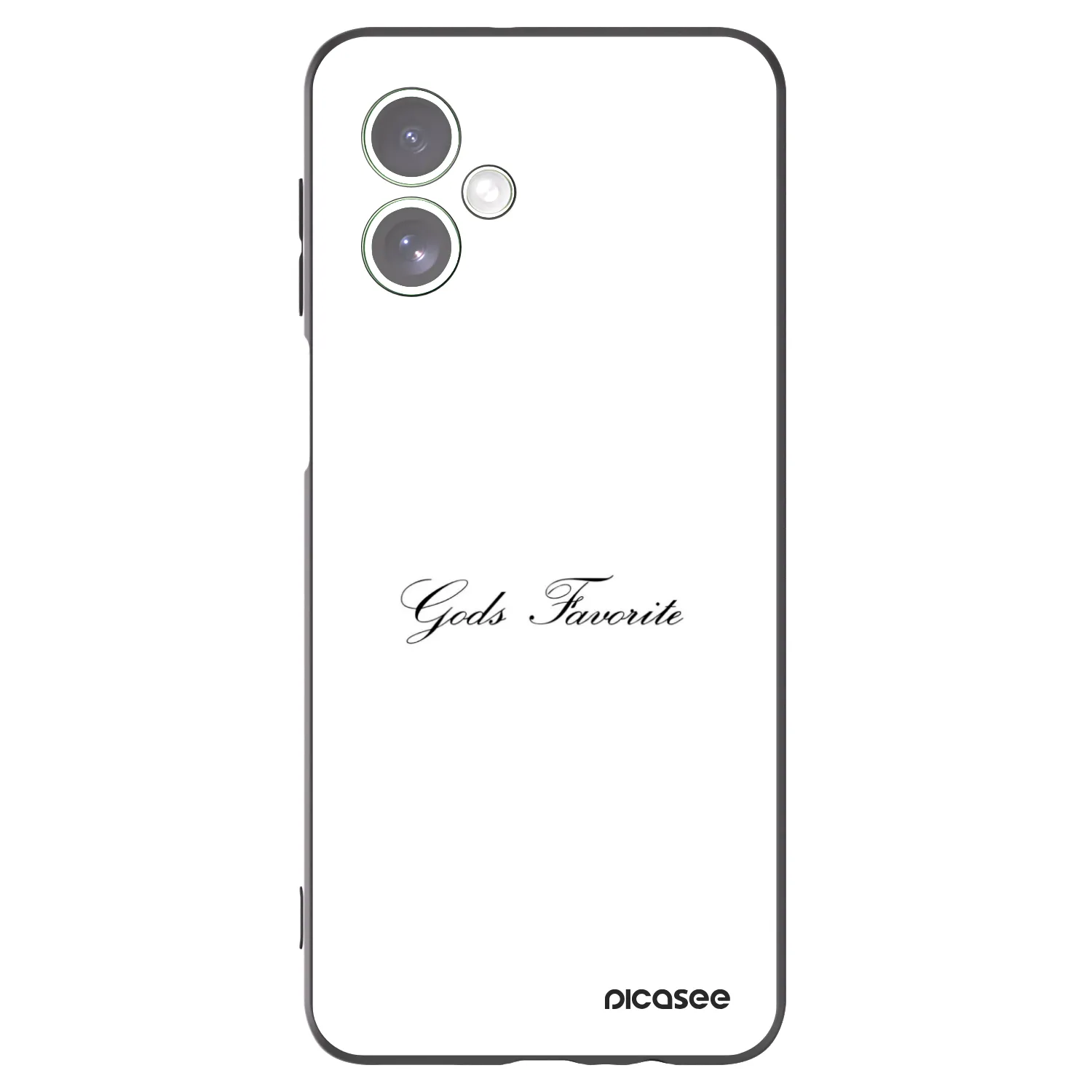 Picasee silikonowe czarne etui na Motorola Moto G54 5G - Gods Favorite