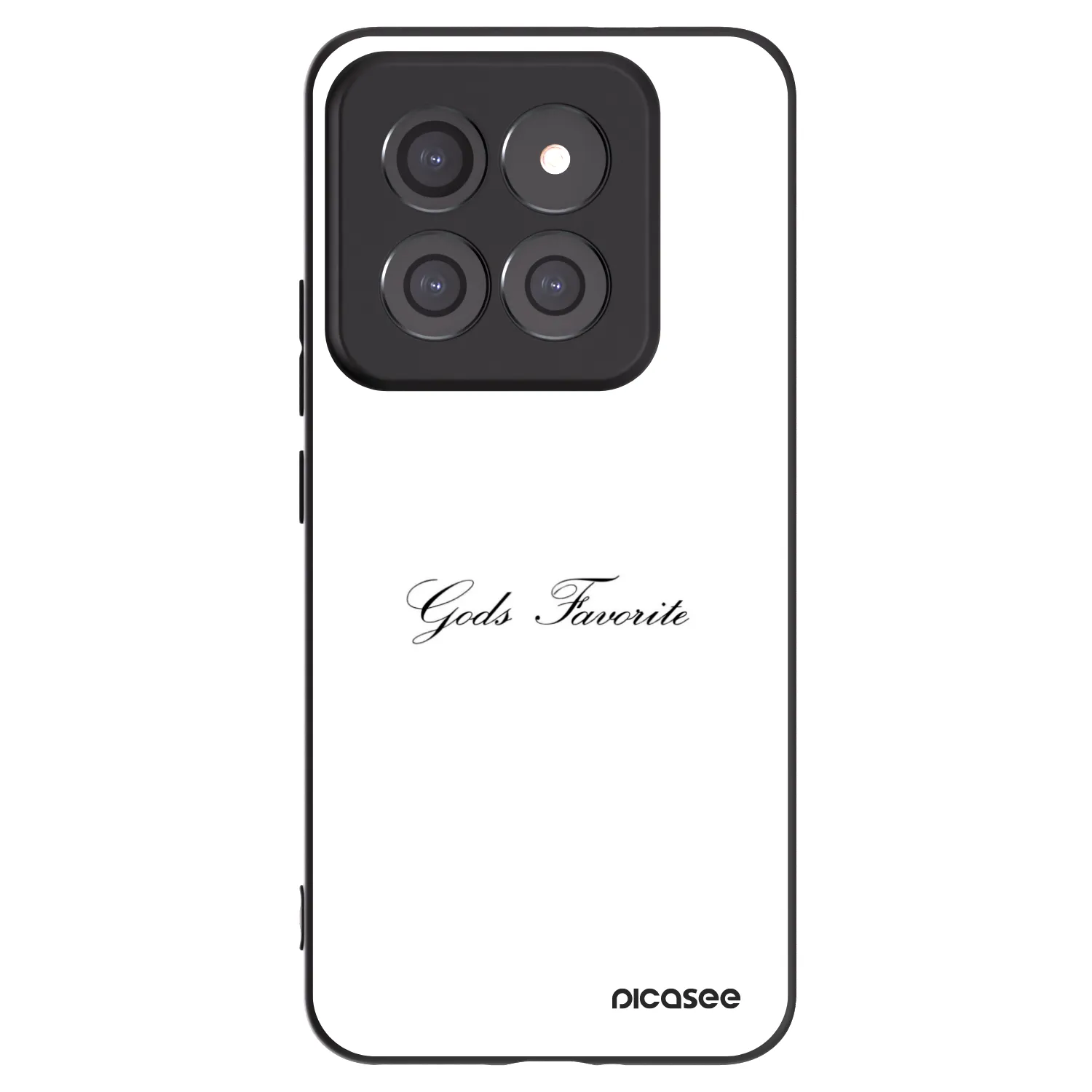 Picasee silikonowe czarne etui na Xiaomi 14 Pro - Gods Favorite