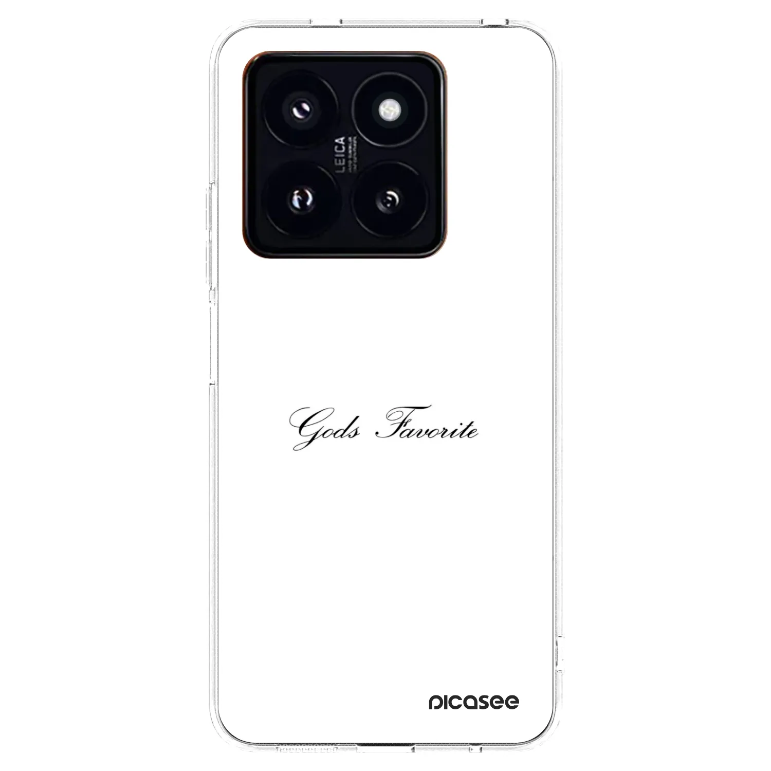 Picasee silikonowe przeźroczyste etui na Xiaomi 14 Pro - Gods Favorite