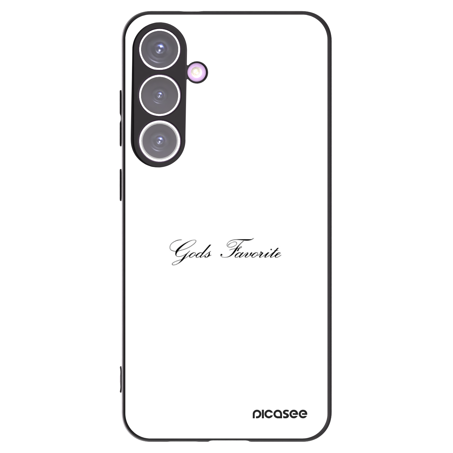 Picasee silikonowe czarne etui na Samsung Galaxy S24+ S926B 5G - Gods Favorite