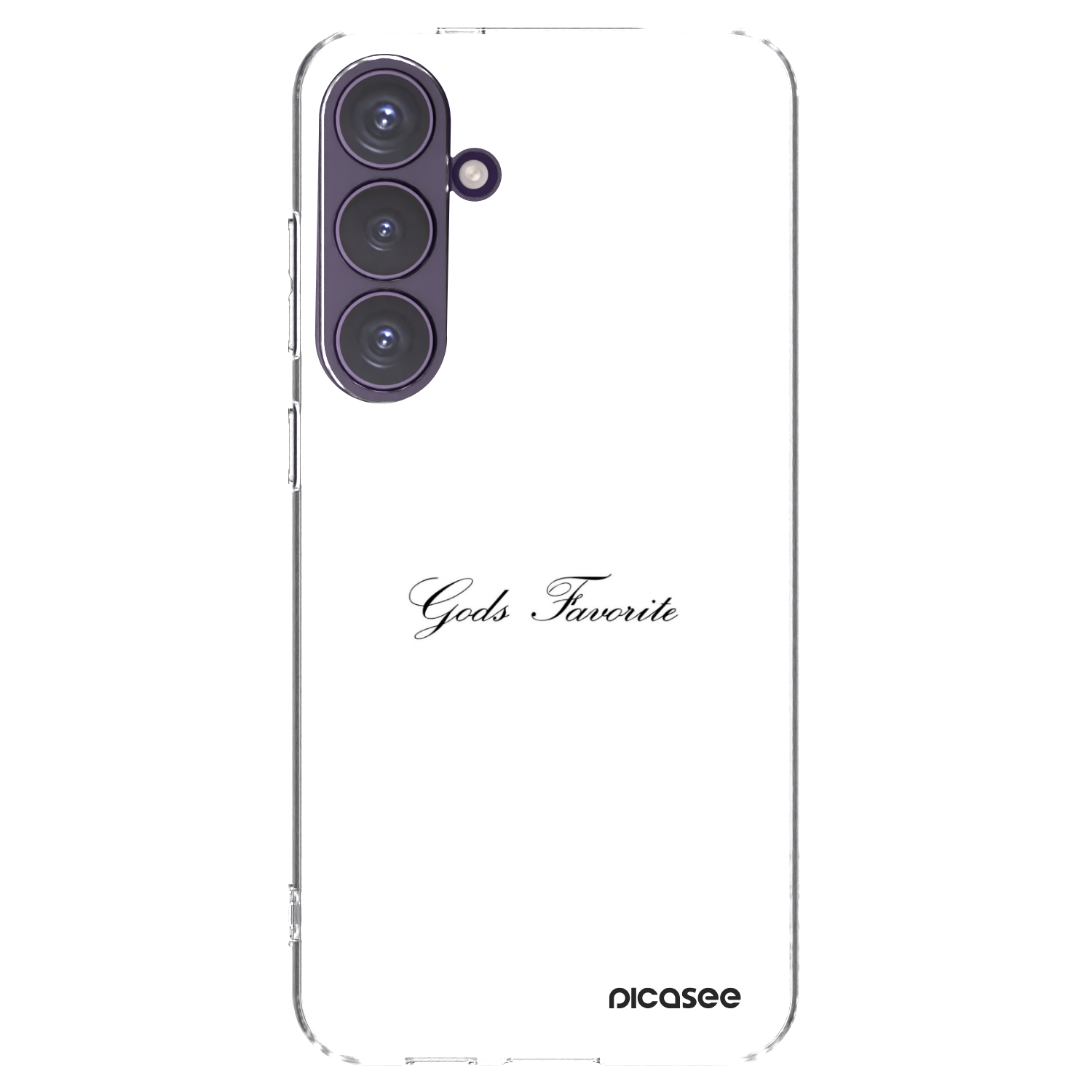 Picasee silikonowe przeźroczyste etui na Samsung Galaxy S24+ S926B 5G - Gods Favorite