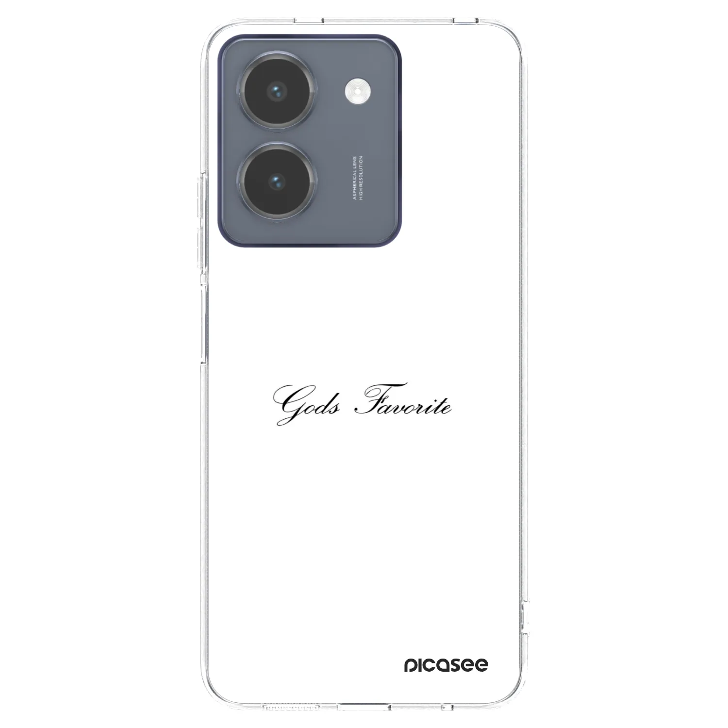 Picasee silikonowe przeźroczyste etui na Vivo Y36 4G - Gods Favorite