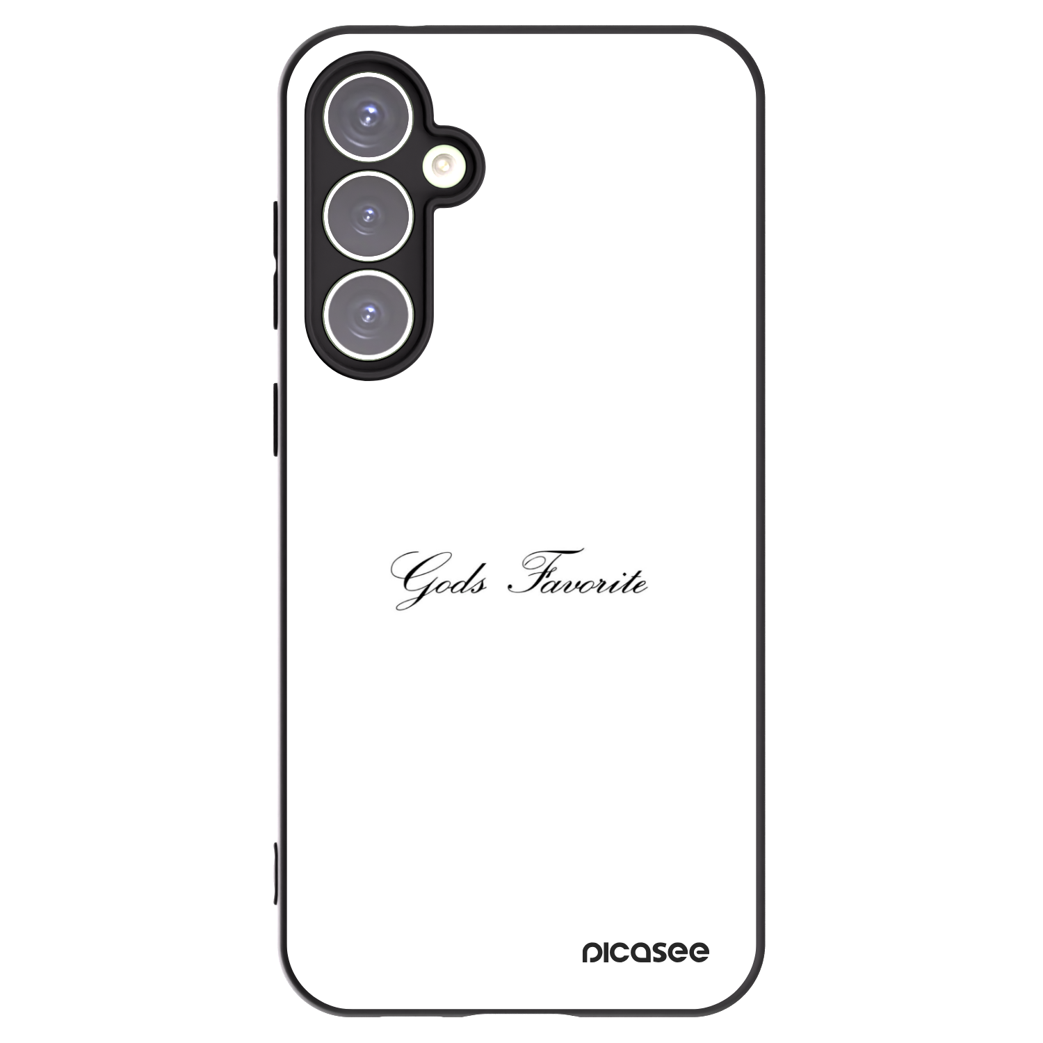 Picasee silikonowe czarne etui na Samsung Galaxy S23 FE S711B - Gods Favorite