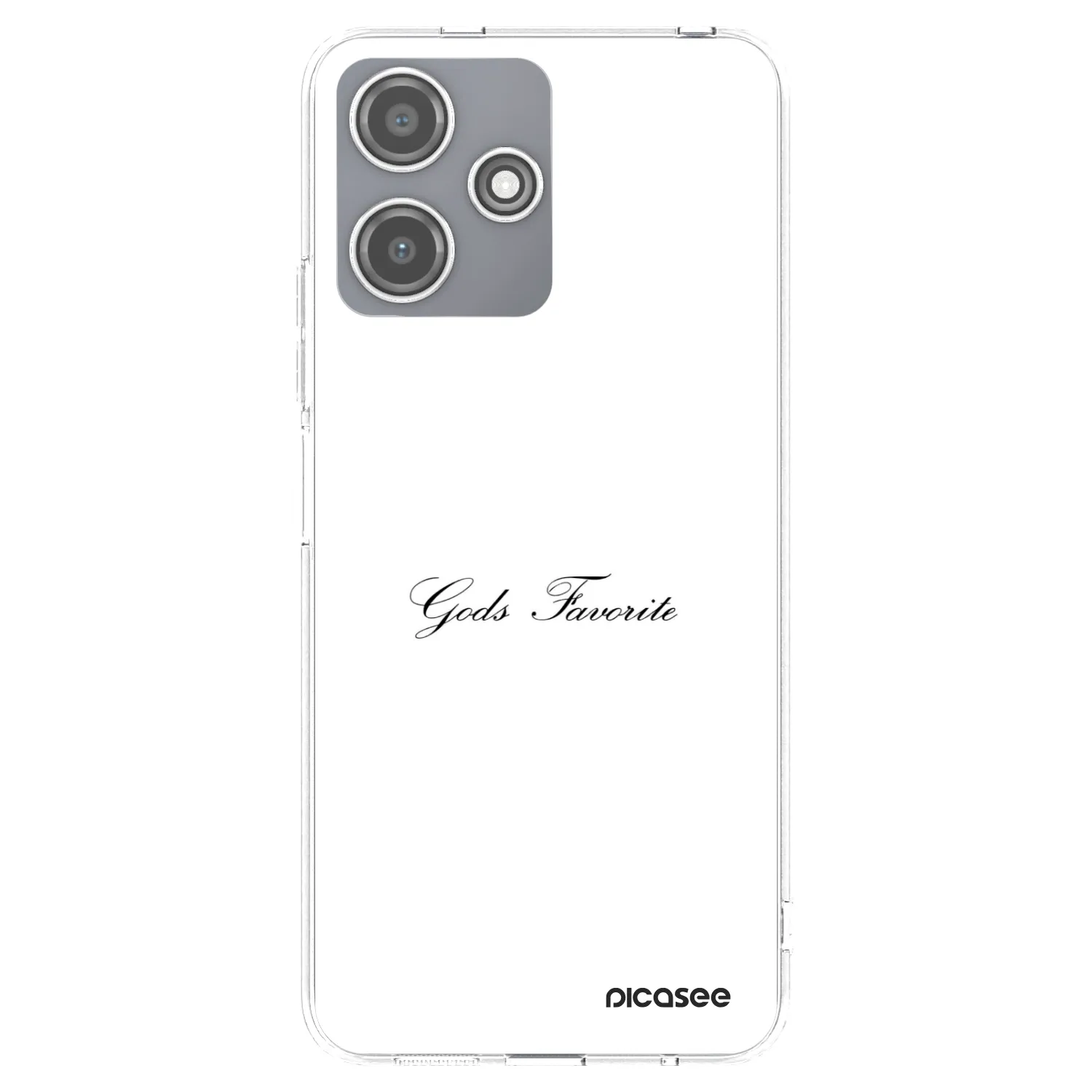 Picasee silikonowe przeźroczyste etui na Xiaomi Redmi 12 5G - Gods Favorite