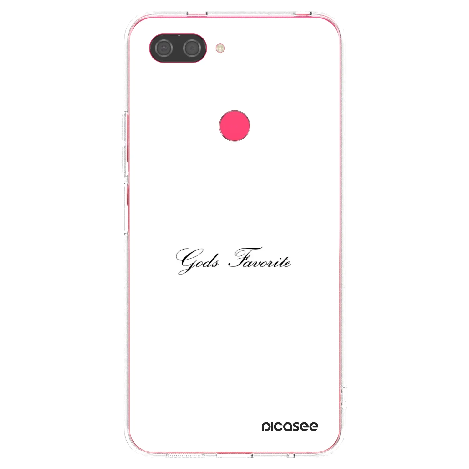 Picasee silikonowe przeźroczyste etui na Xiaomi Mi 8 Lite - Gods Favorite