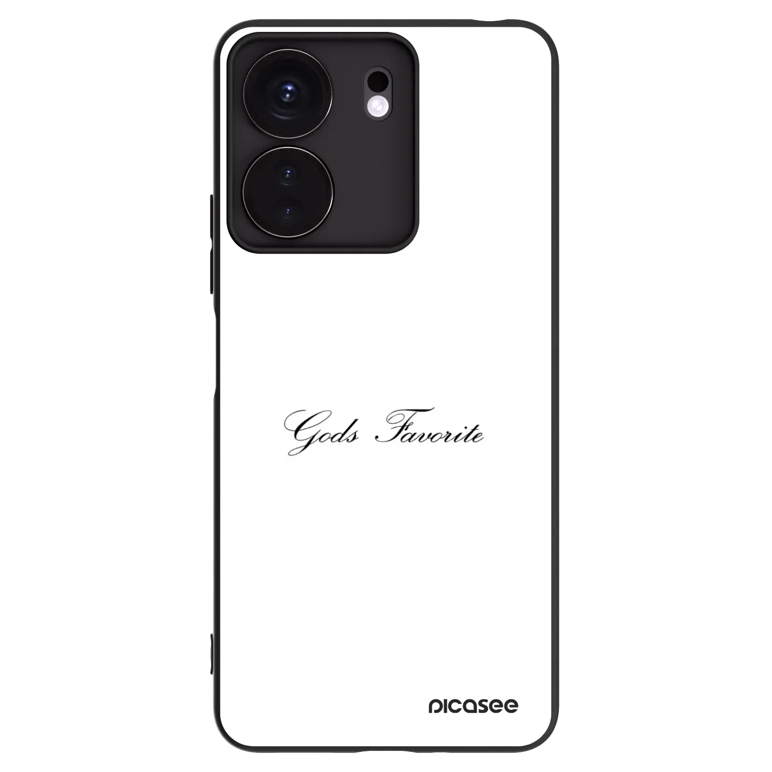 Picasee silikonowe czarne etui na Xiaomi Redmi 13C 4G - Gods Favorite