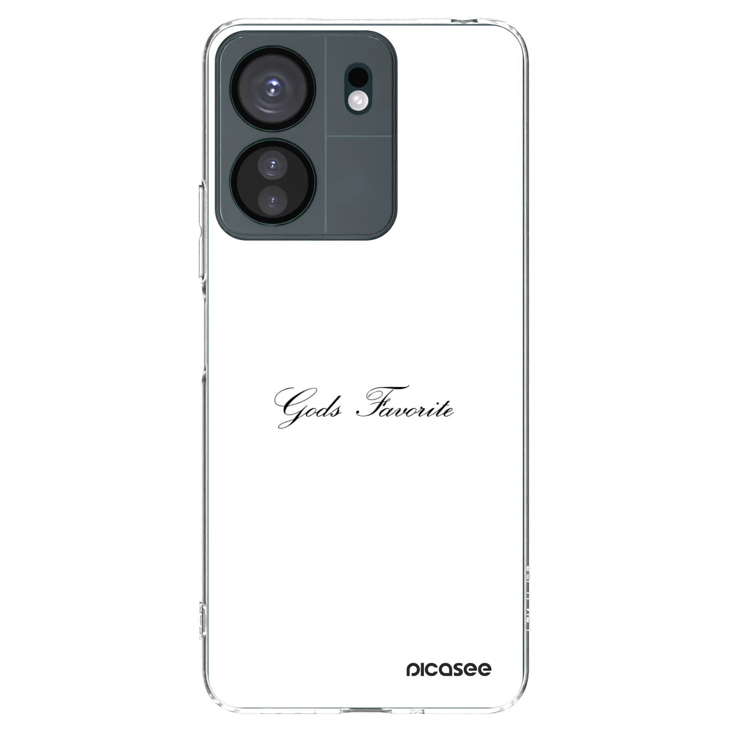Picasee silikonowe przeźroczyste etui na Xiaomi Redmi 13C 4G - Gods Favorite