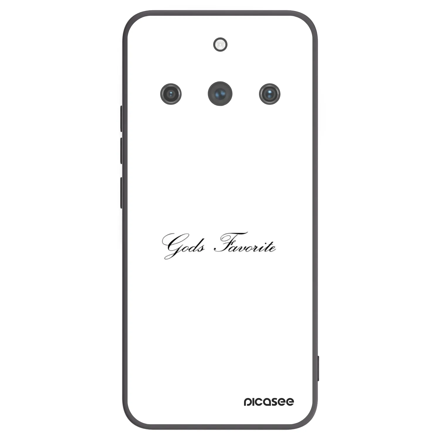 Picasee silikonowe czarne etui na Realme 11 Pro+ - Gods Favorite