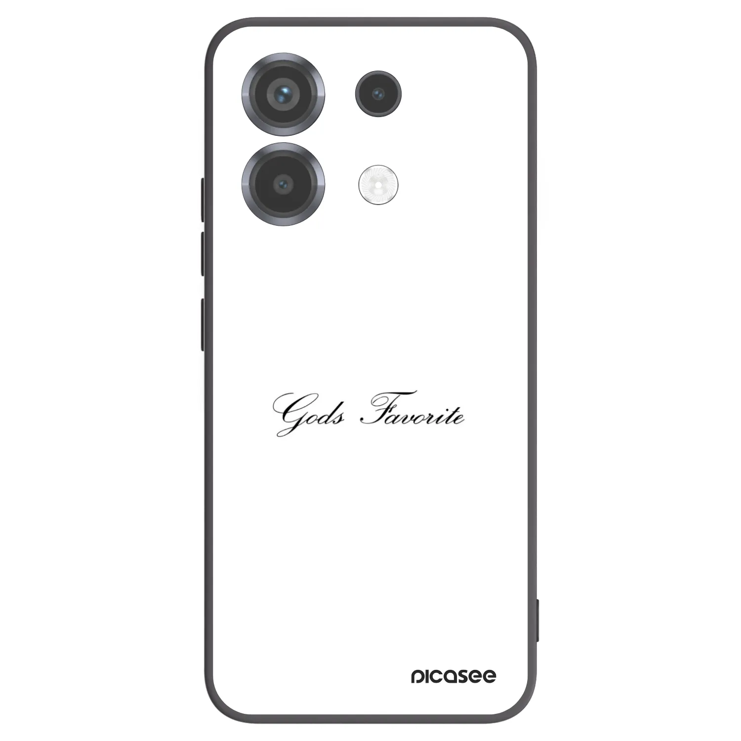 Picasee silikonowe czarne etui na Xiaomi Poco X6 - Gods Favorite