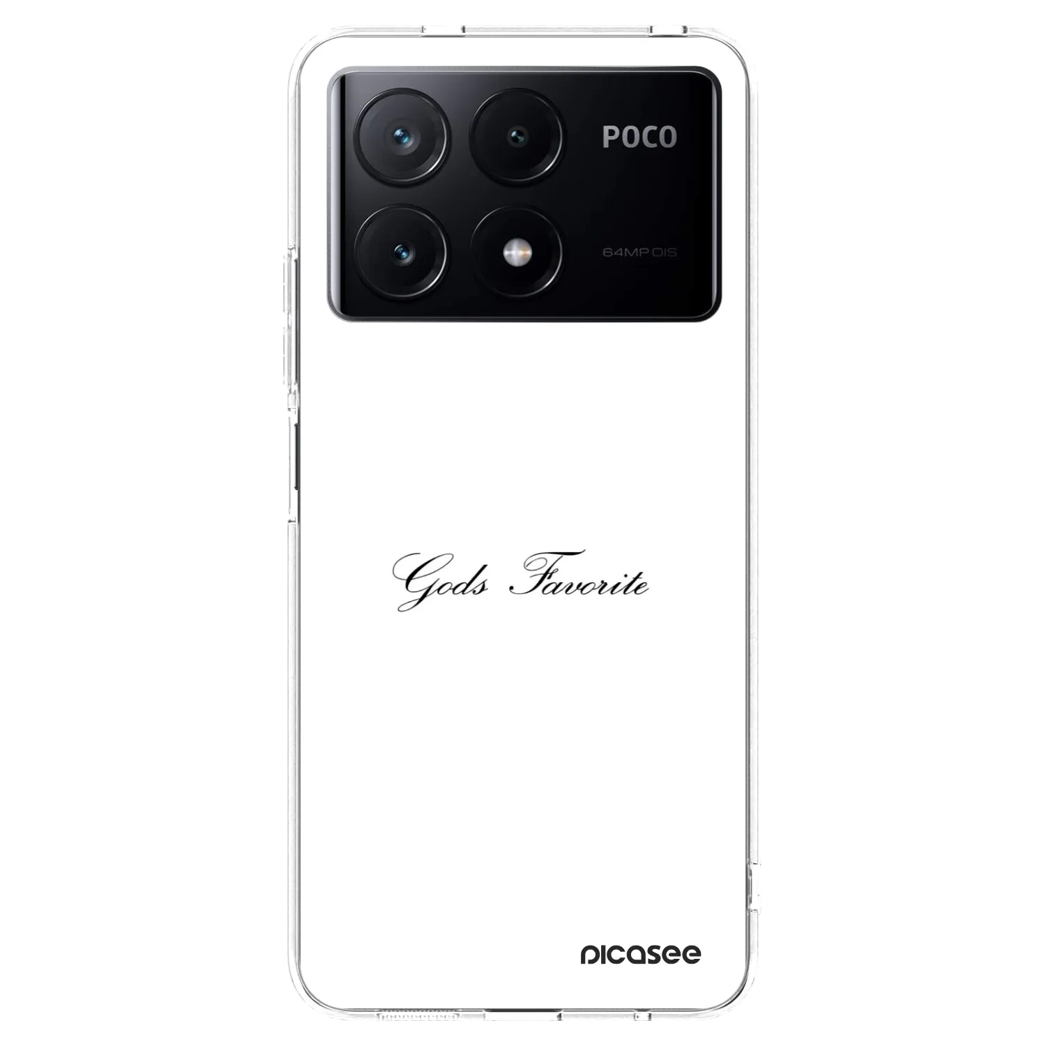 Picasee silikonowe przeźroczyste etui na Xiaomi Poco X6 Pro - Gods Favorite