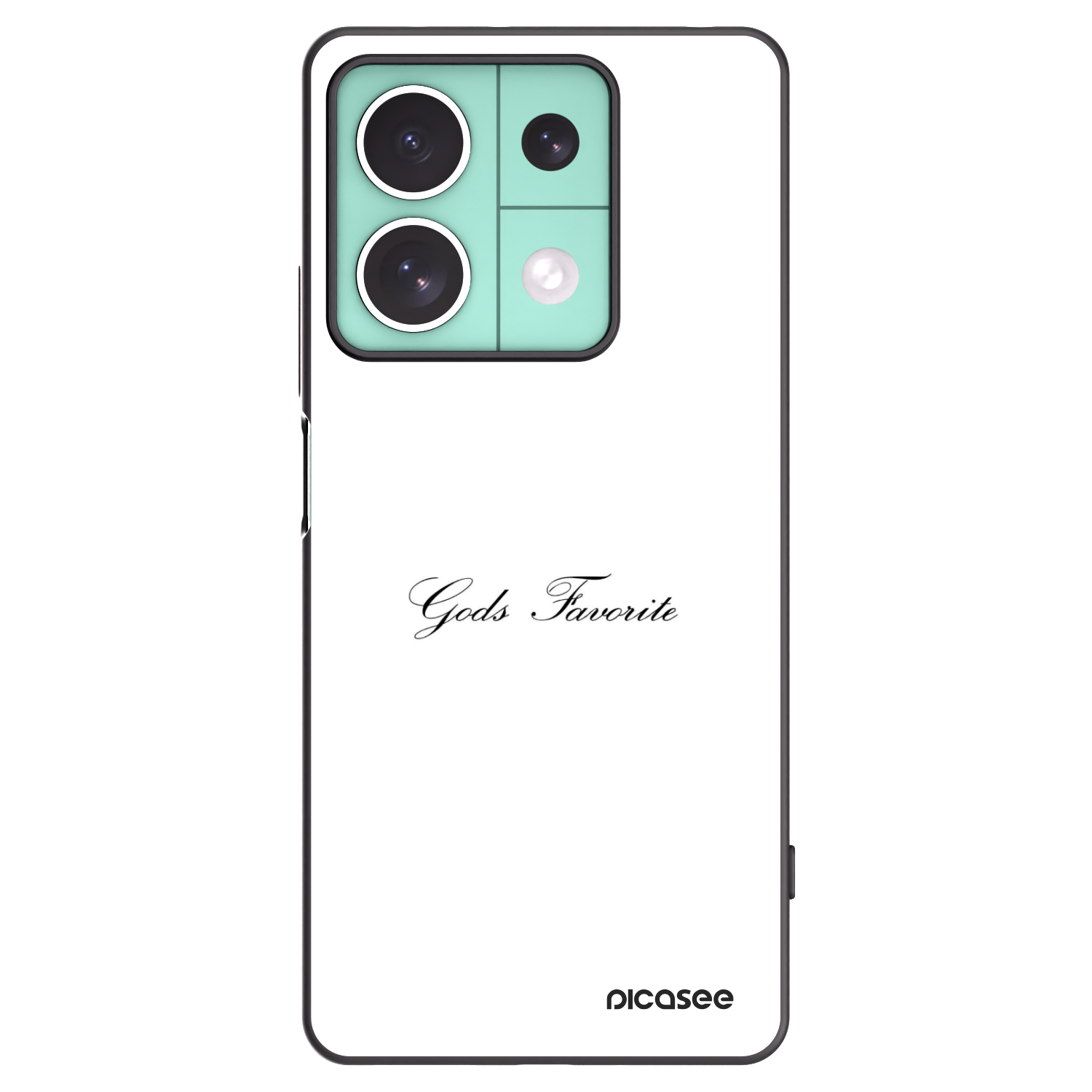 Picasee silikonowe czarne etui na Xiaomi Redmi Note 13 5G - Gods Favorite