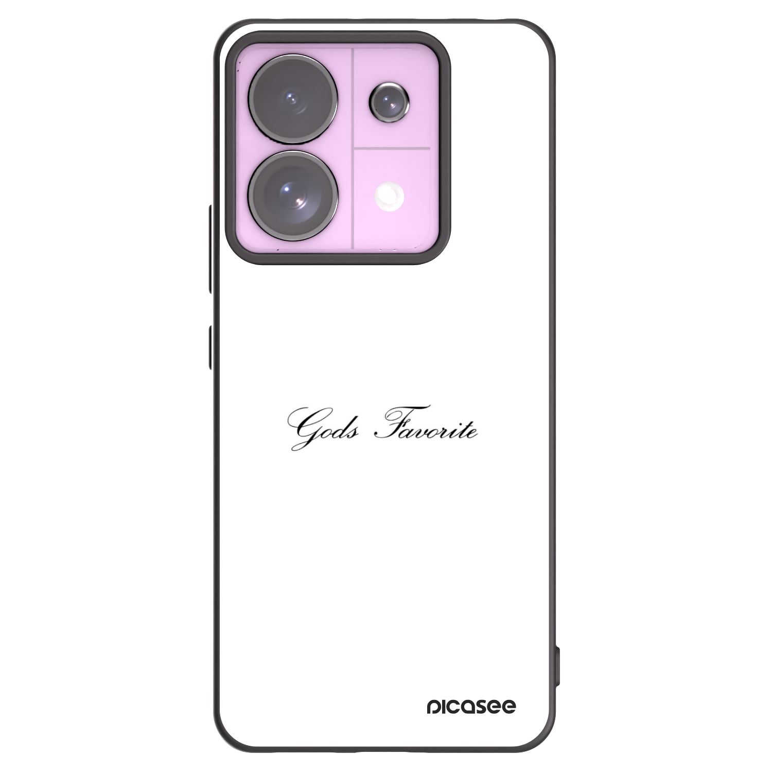 Picasee silikonowe czarne etui na Xiaomi Redmi Note 13 Pro 5G - Gods Favorite