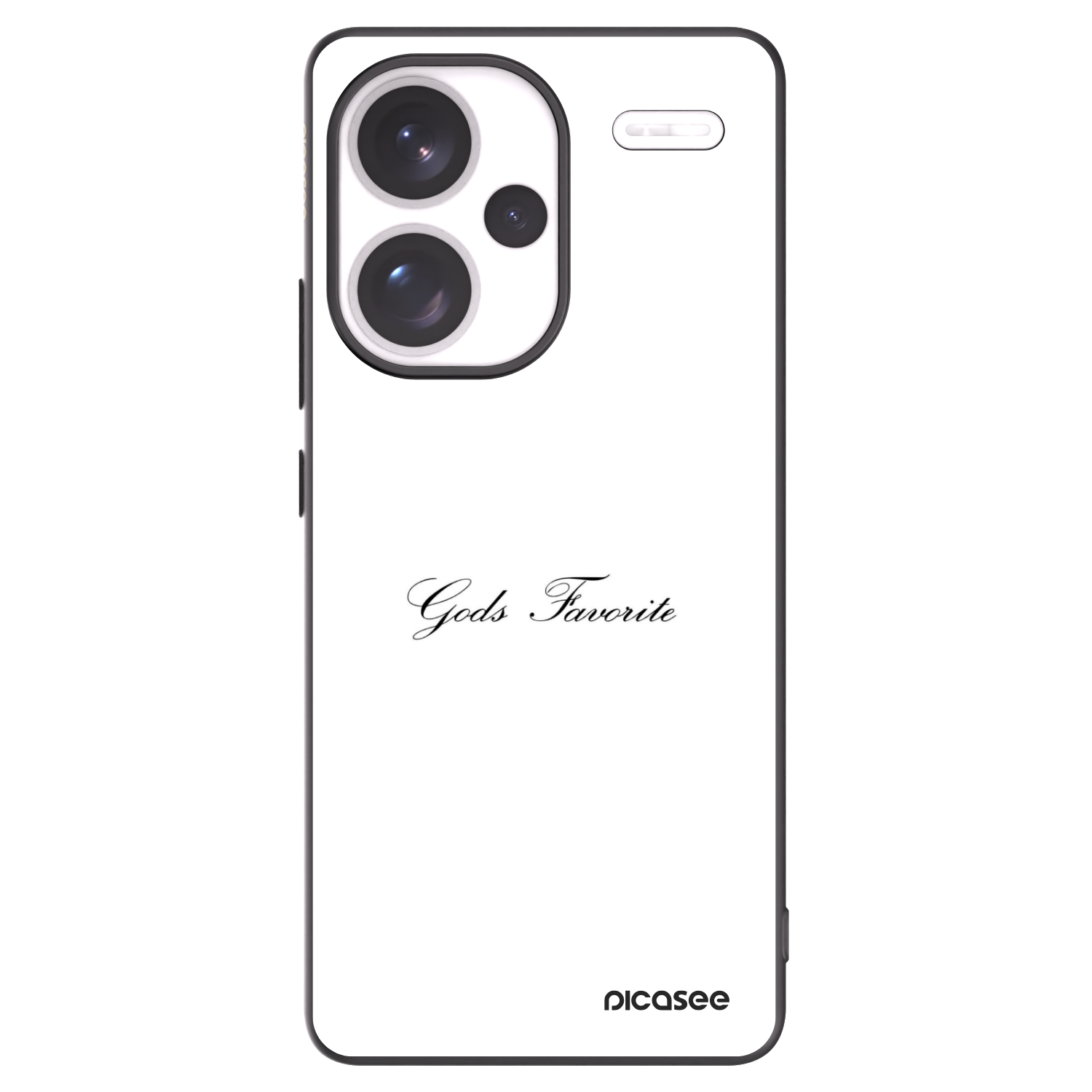 Picasee silikonowe czarne etui na Xiaomi Redmi Note 13 Pro+ 5G - Gods Favorite