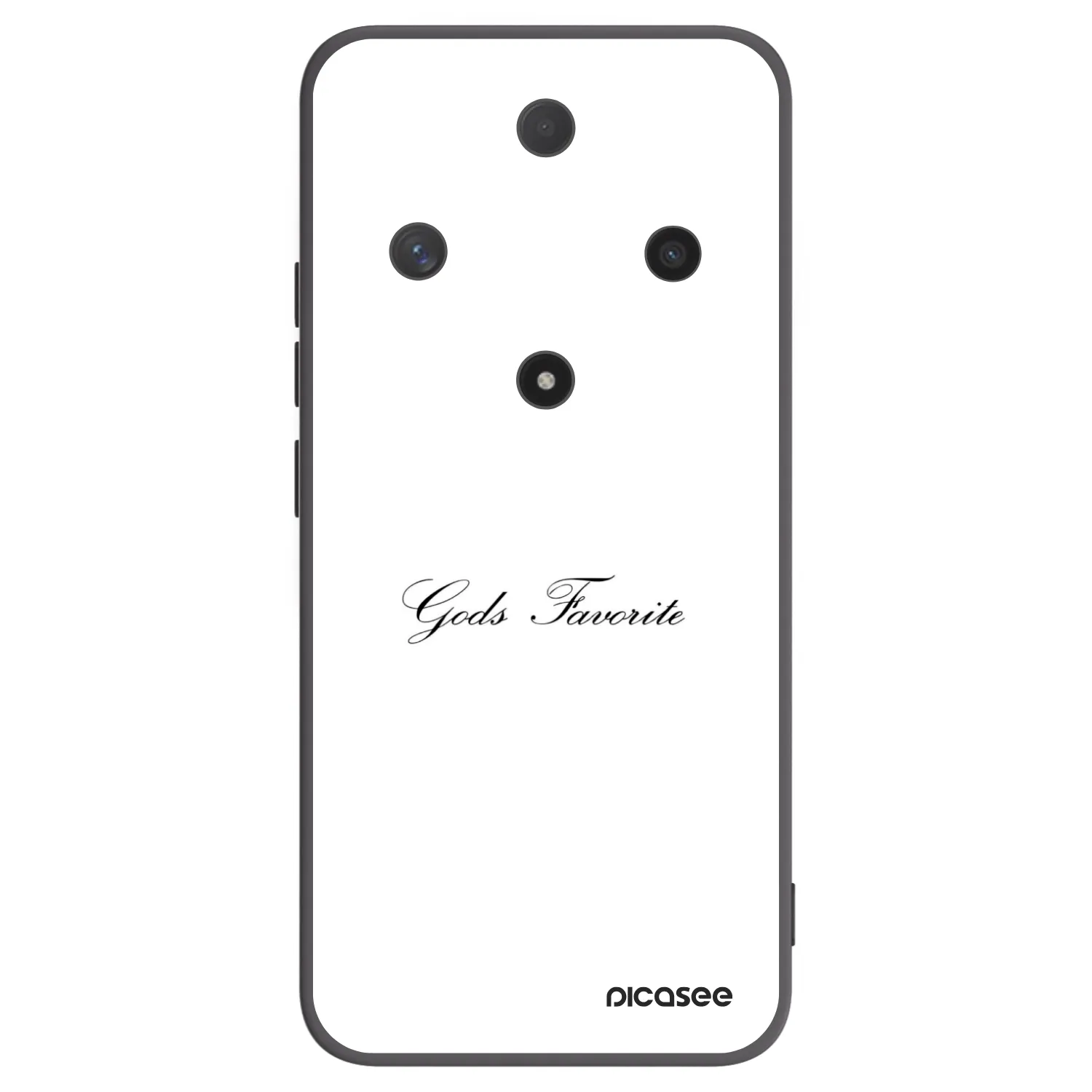 Picasee silikonowe czarne etui na Honor Magic6 Lite 5G - Gods Favorite