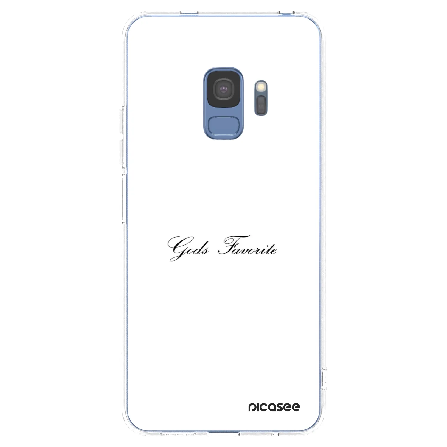 Picasee silikonowe przeźroczyste etui na Samsung Galaxy S9 G960F - Gods Favorite