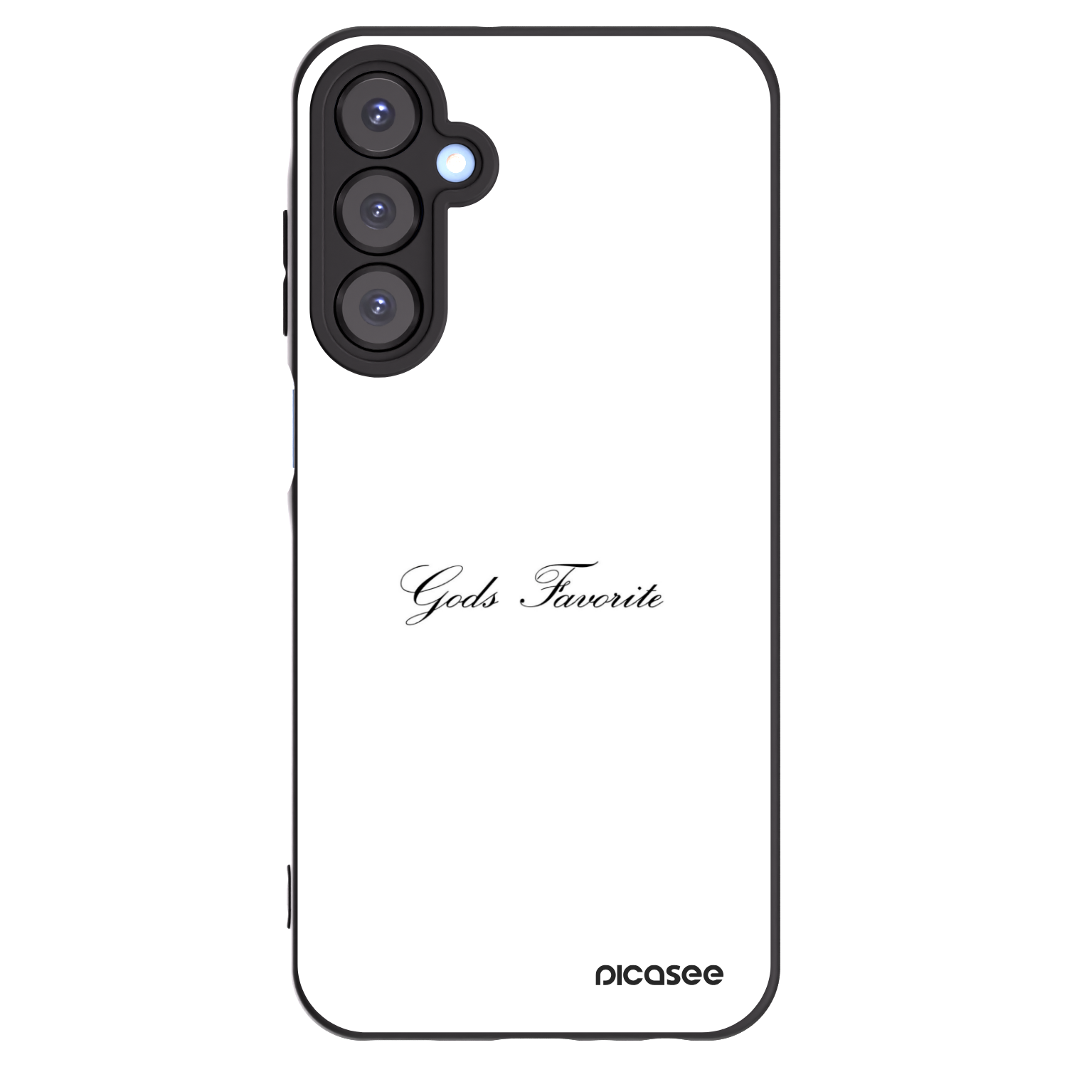 Picasee silikonowe czarne etui na Samsung Galaxy A25 A256B 5G - Gods Favorite