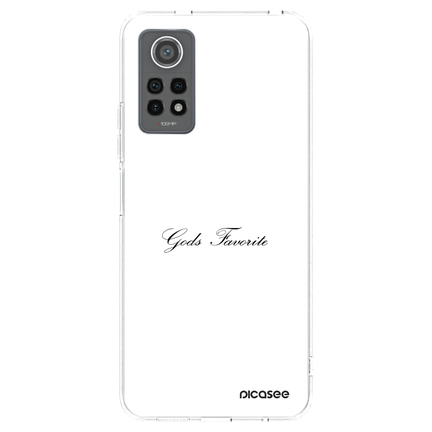 Picasee silikonowe przeźroczyste etui na Xiaomi Redmi Note 12 Pro 4G - Gods Favorite