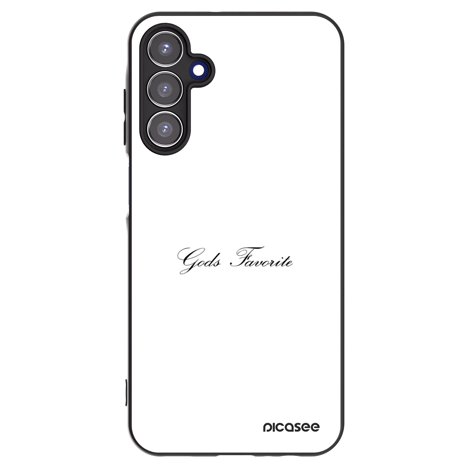 Picasee silikonowe czarne etui na Samsung Galaxy A15 A156B 5G - Gods Favorite