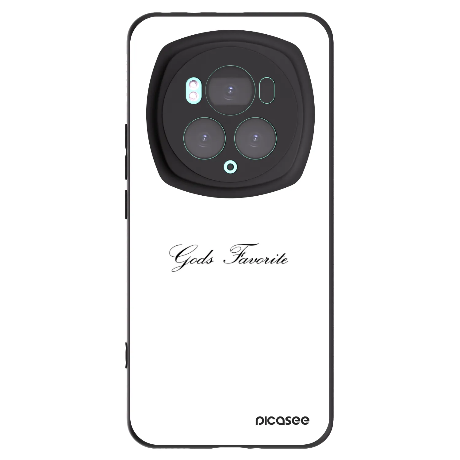 Picasee silikonowe czarne etui na Honor Magic6 Pro - Gods Favorite