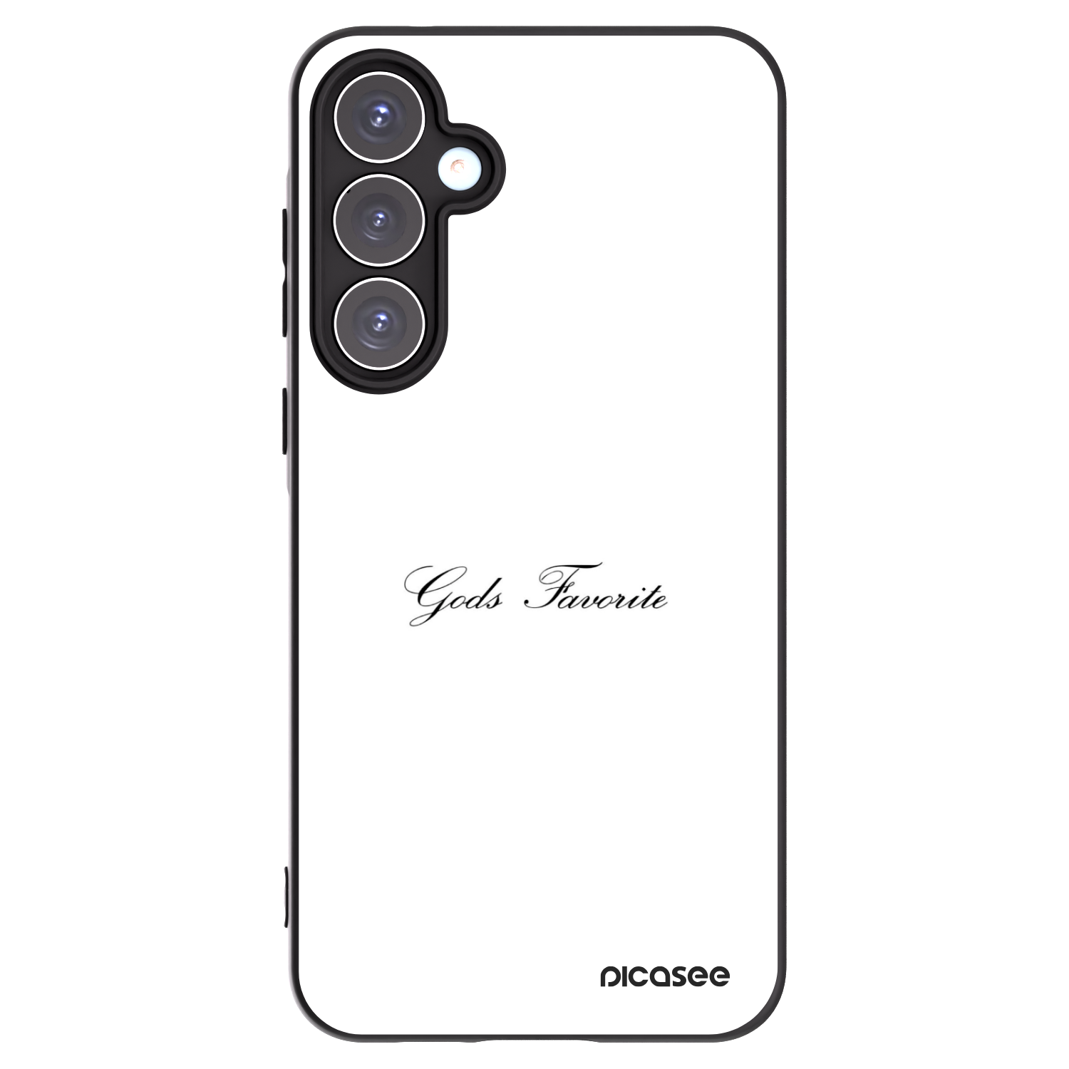 Picasee silikonowe czarne etui na Samsung Galaxy A55 5G A556B - Gods Favorite