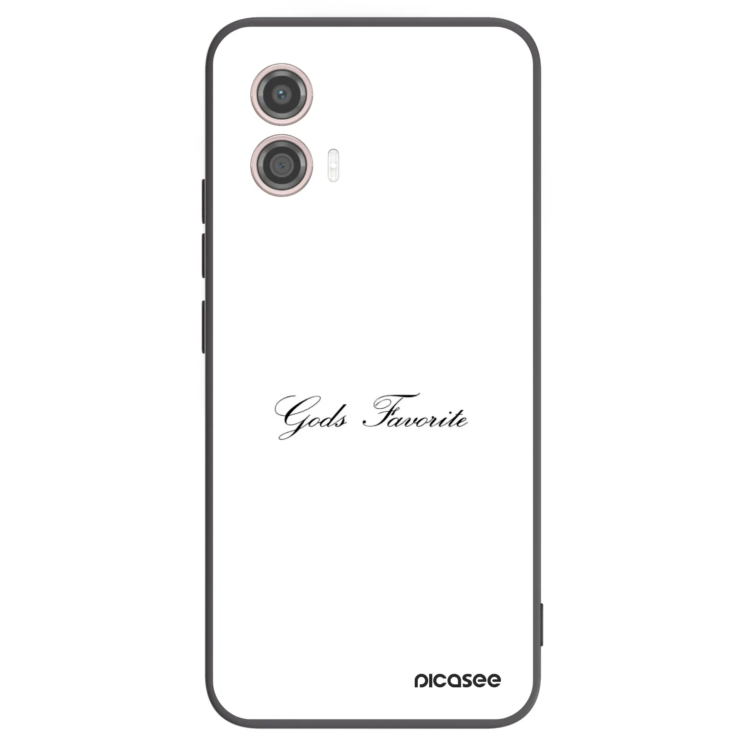 Picasee silikonowe czarne etui na Motorola Moto G53 5G - Gods Favorite
