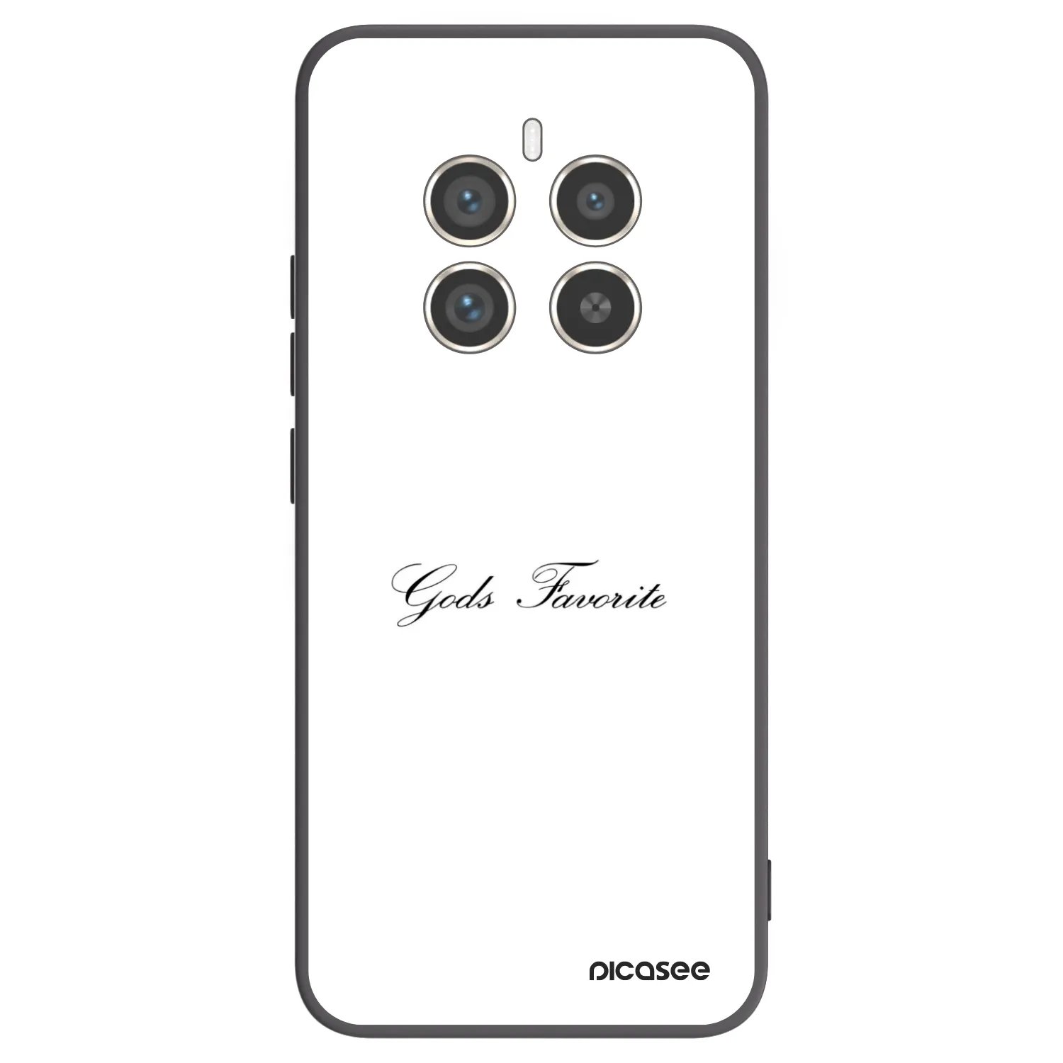 Picasee silikonowe czarne etui na Realme 12 Pro 5G - Gods Favorite