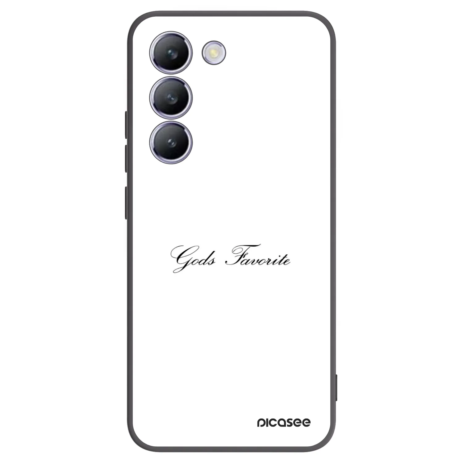 Picasee silikonowe czarne etui na Vivo V40 SE 5G - Gods Favorite